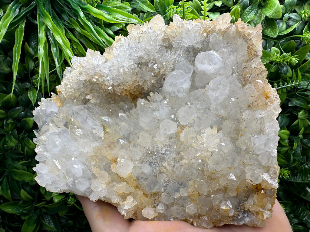 Limonite Quartz Cluster: Rare Mineral Specimen, Bulgaria