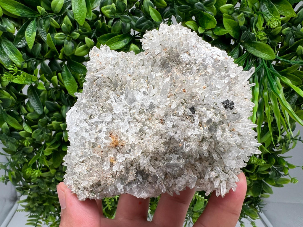 Stunning Quartz whit Siderite,Sphalerite,Hematite from 9th September mine,natural,collectible mineral specimen,home decor stone,gift,crystal