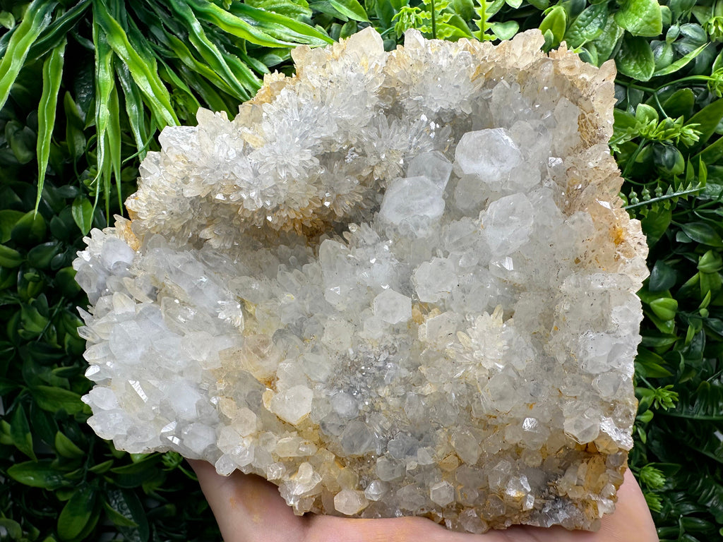 Limonite Quartz Cluster: Rare Mineral Specimen, Bulgaria