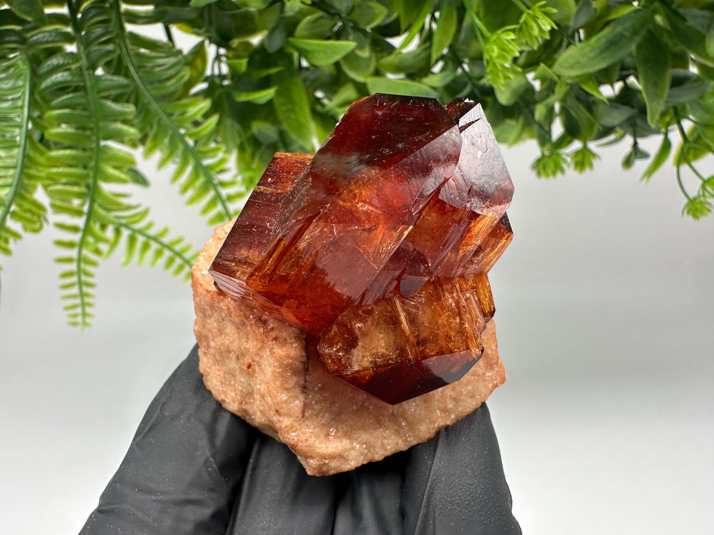 Orange-Brown Arcanite Mineral Specimen, Santa Ana Tin Mine