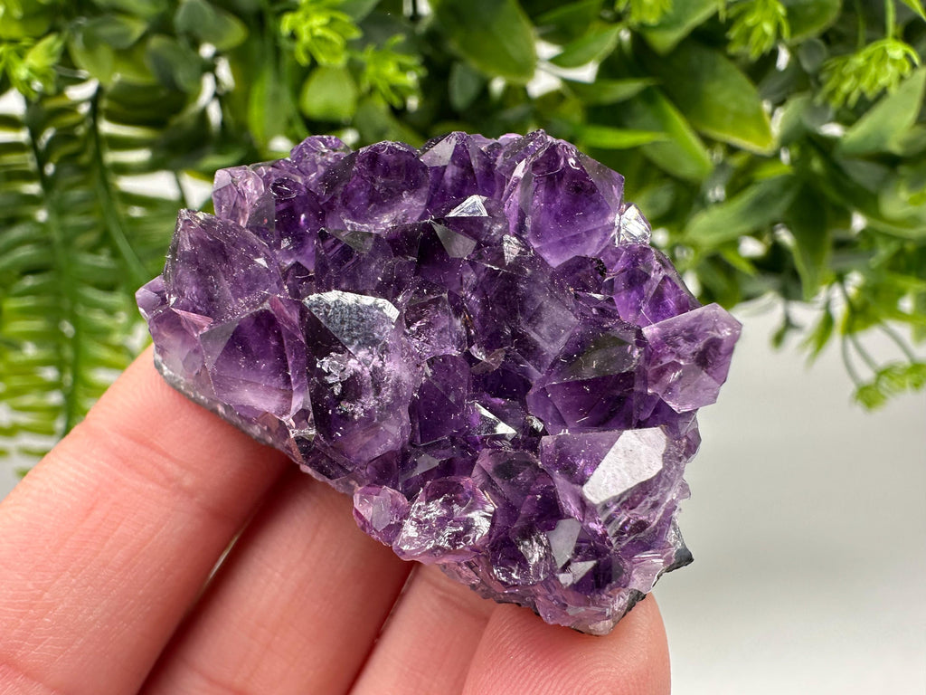 Uruguay Amethyst Crystal: Purple Quartz Home Decor, Energy Stone