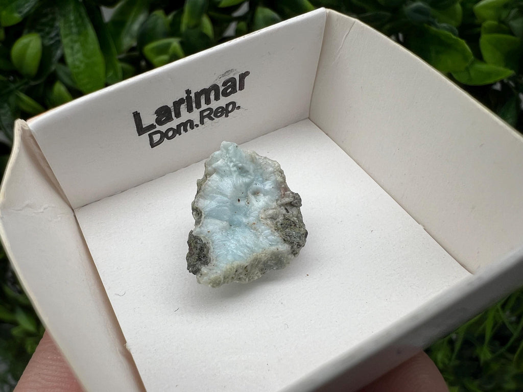 Rare Raw Larimar Crystal Mineral Specimen, Dominican Republic