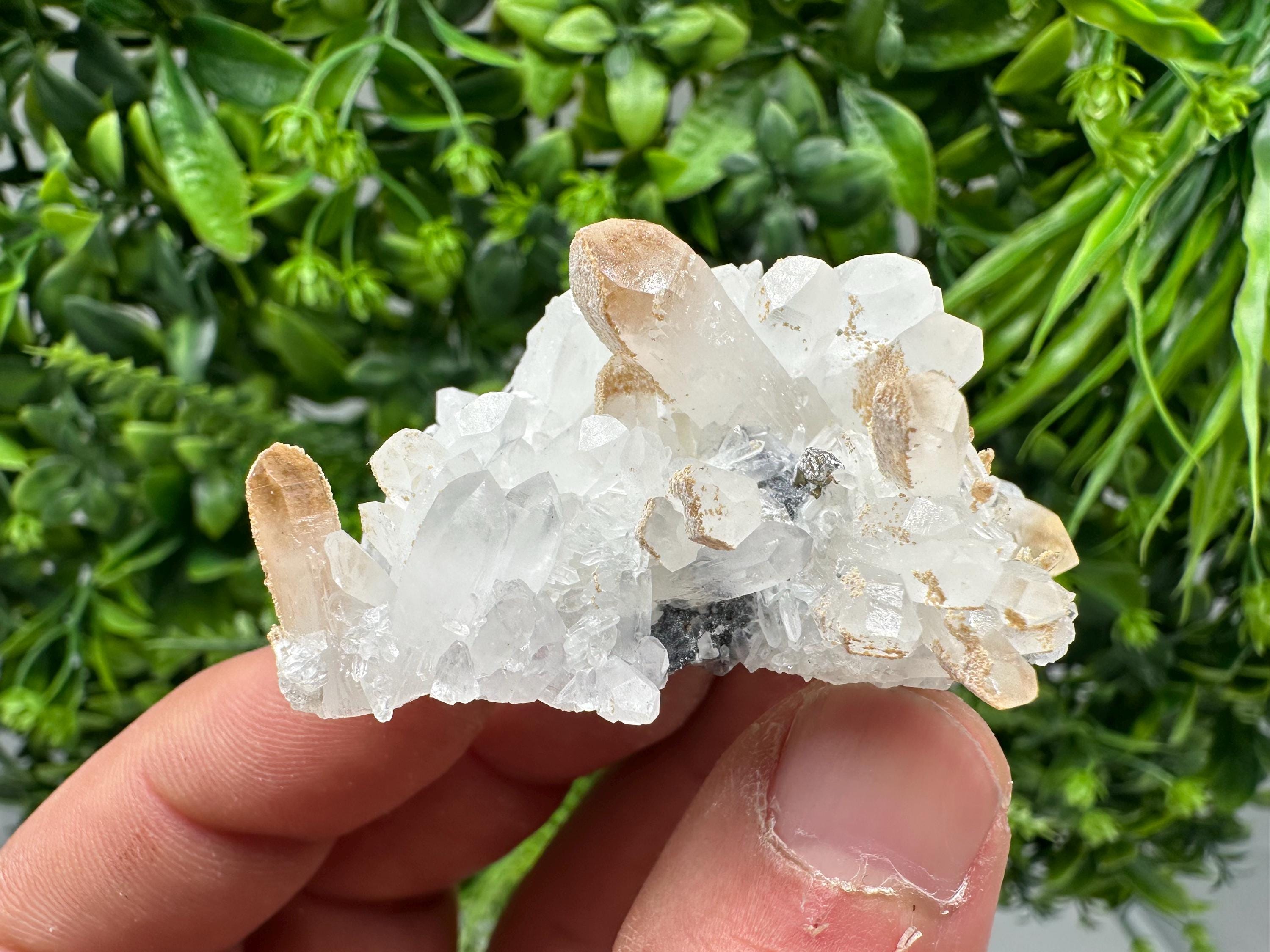 Quartz Sphalerite Chalcopyrite Mineral Specimen, Madan Bulgaria