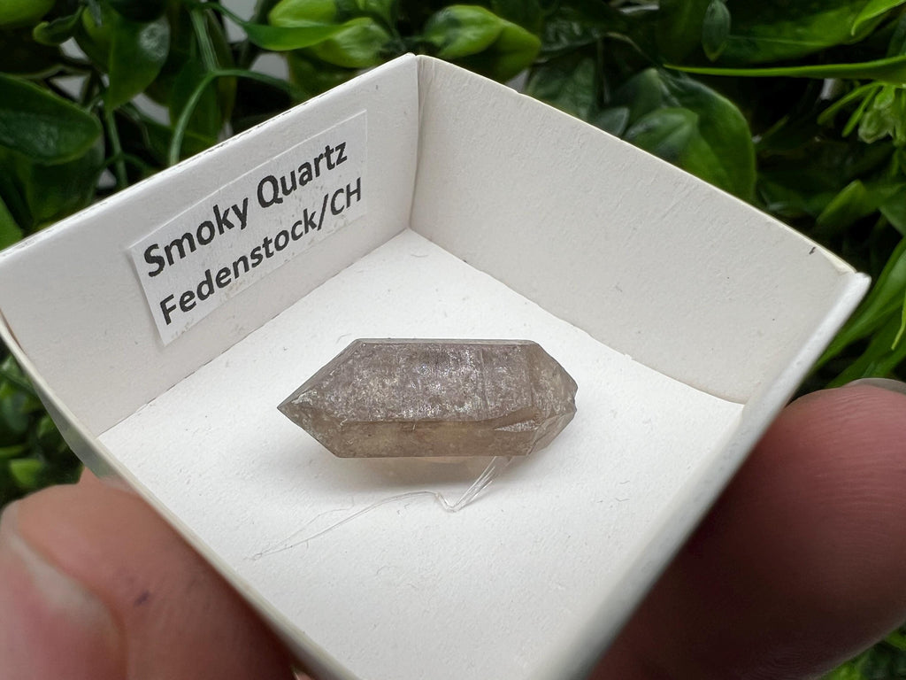 Rare Smoky Quartz Point, Fedenstock Switzerland Mineral Specimen (25MM)