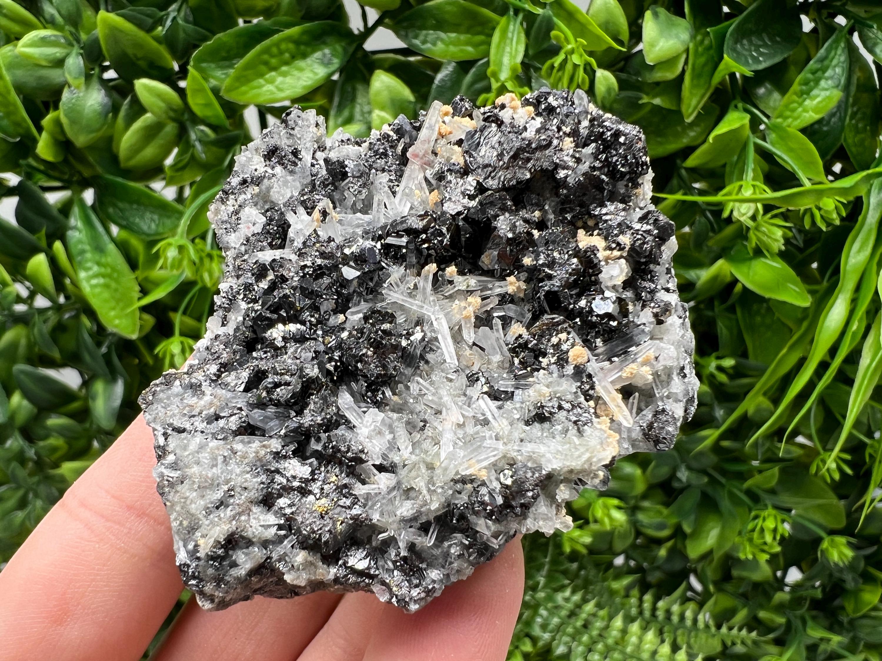 Galena Cluster with Siderite and Quartz, 9th September Mine, Bulgaria