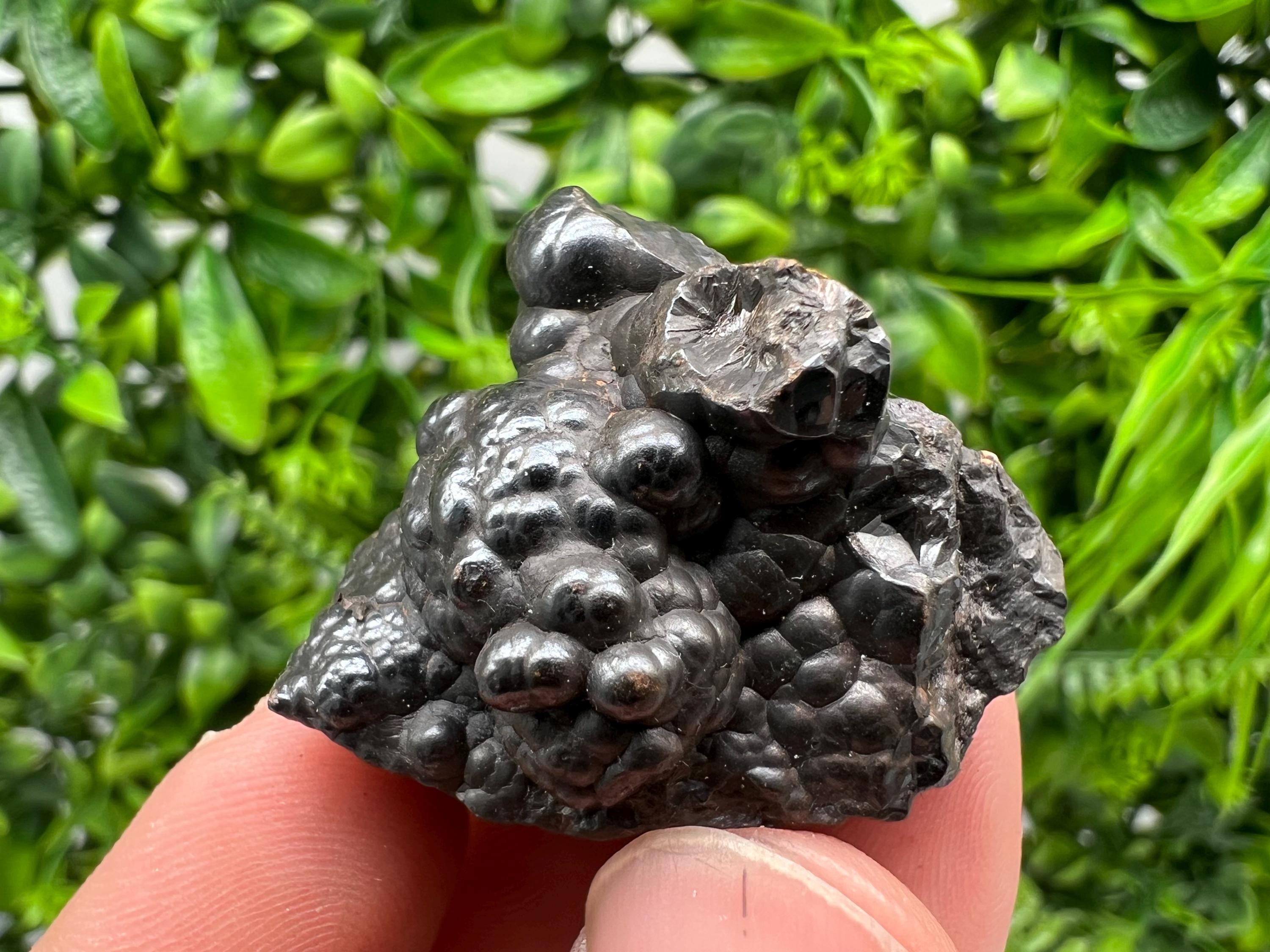 Moroccan Black Botryoidal Hematite Specimen: Chakra Reiki Crystal