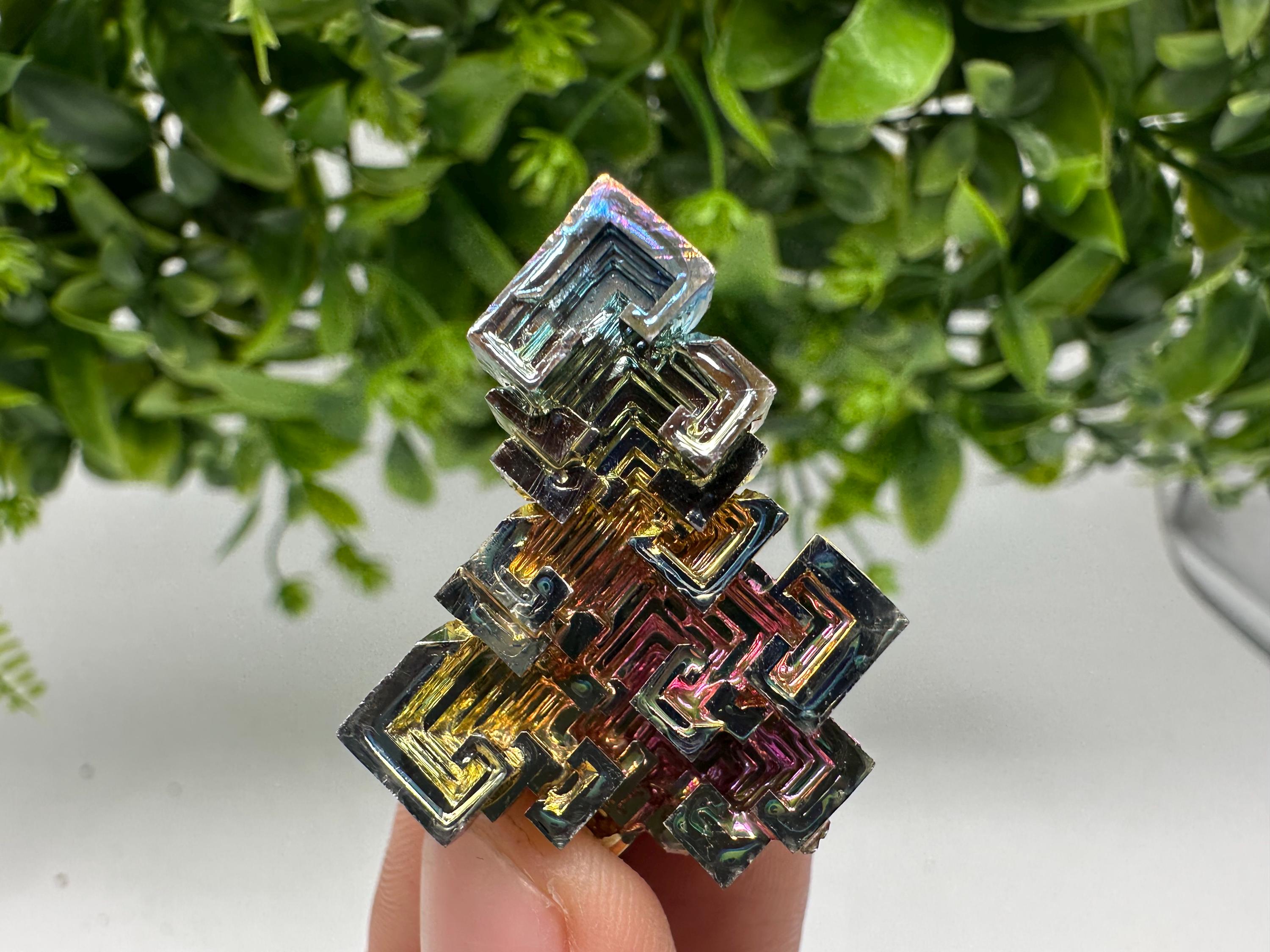 Rainbow Bismuth Crystal: Rare Gemstone Specimen,wholesale Bismuth