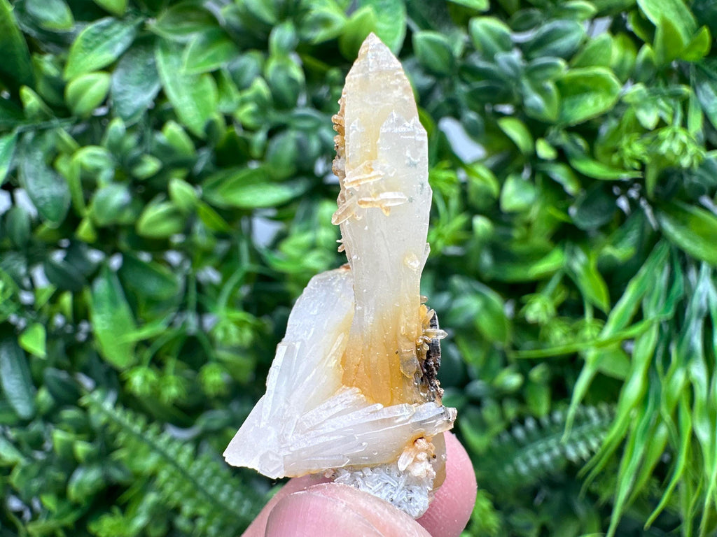Quartz with Limonite, Iron Oxide Mineral Specimen