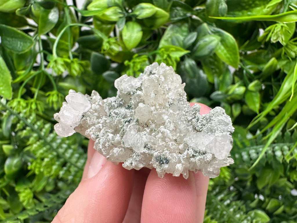 Transparent Quartz on Chlorite Matrix, Madan Bulgaria Mineral Specimen