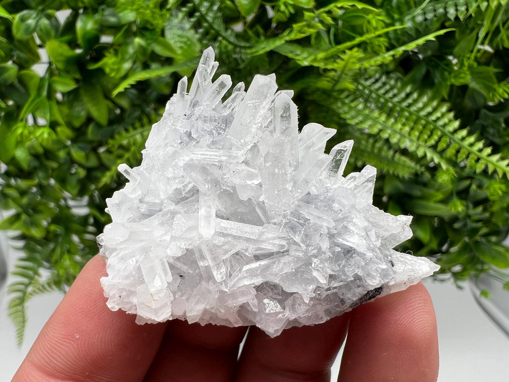 Borieva Mine Transparent Quartz Cluster, Natural Crystal Specimen