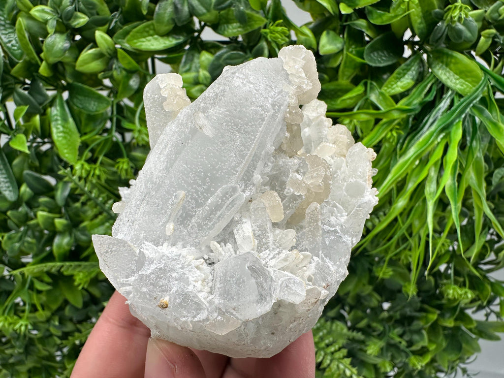 Milky Quartz Calcite Specimen, Borieva Mine Bulgaria, Home Decor Stone