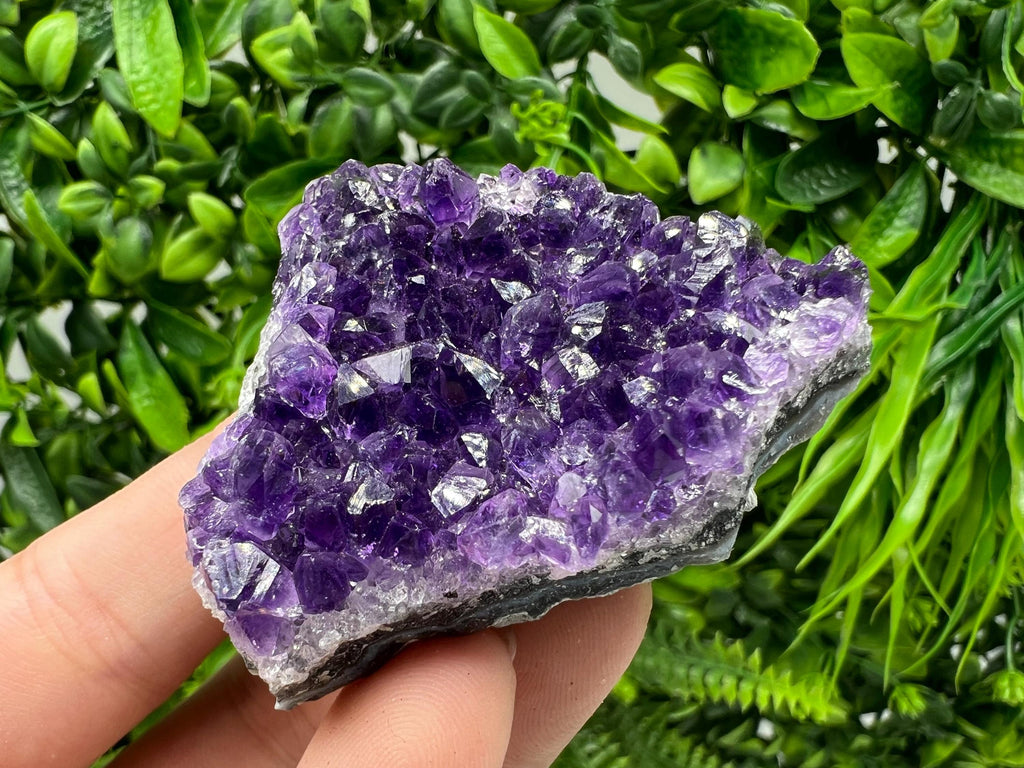 Uruguay Amethyst Crystal: Purple Quartz Home Decor, Energy Stone