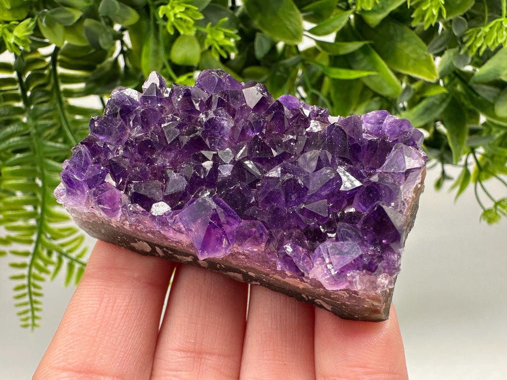 Uruguay Amethyst Crystal: Purple Quartz Home Decor, Energy Stone