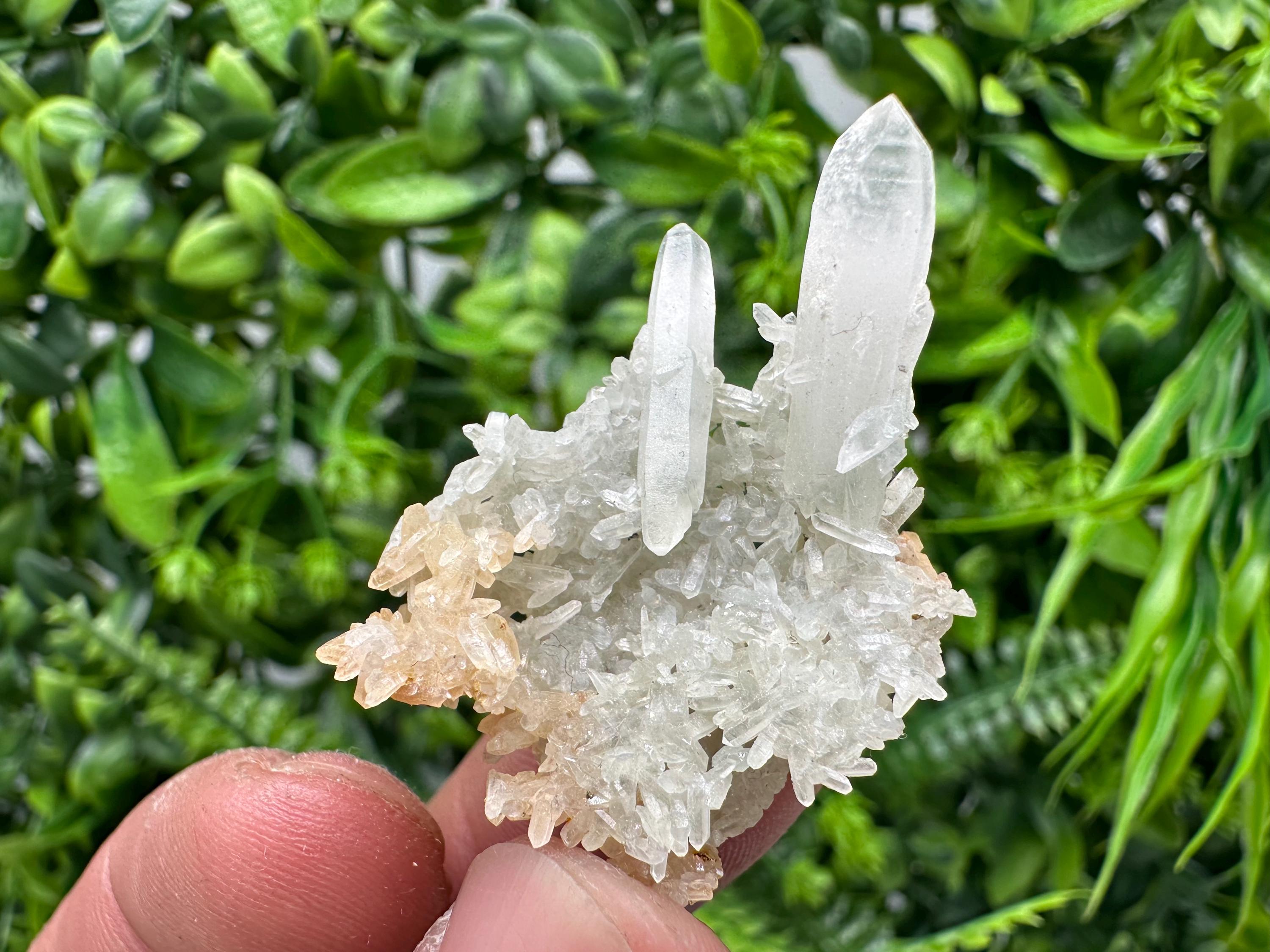 Quartz with Limonite, Natural Mineral Specimen