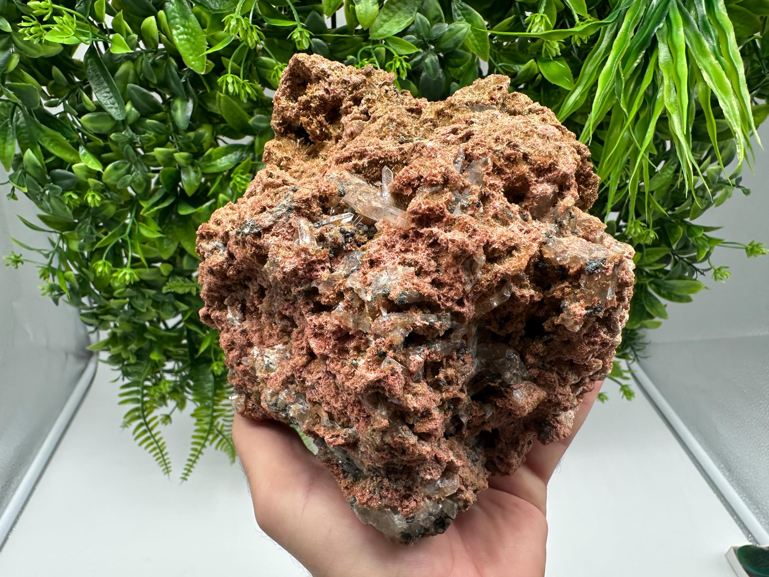 Quartz with Hematite & Iron Oxide: Collectible Mineral Specimen, 9th September Mine