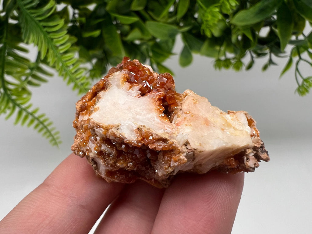 Red Vanadinite on Barite from Marocco,crystal minerals Speciment cluster Vanadinite crystal Vanadinite Geology Vanadinite cluster minerals