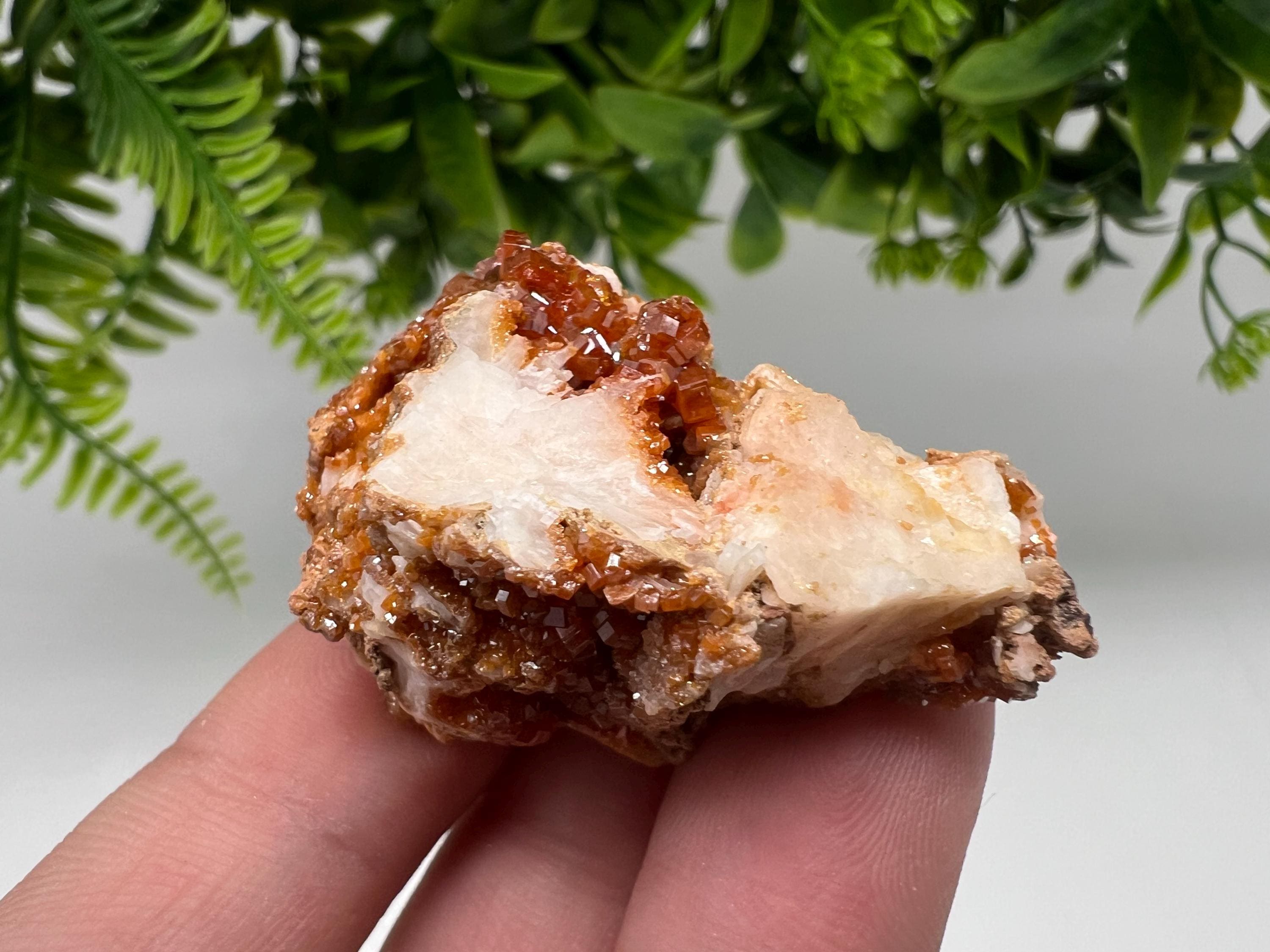 Red Vanadinite on Barite from Marocco,crystal minerals Speciment cluster Vanadinite crystal Vanadinite Geology Vanadinite cluster minerals