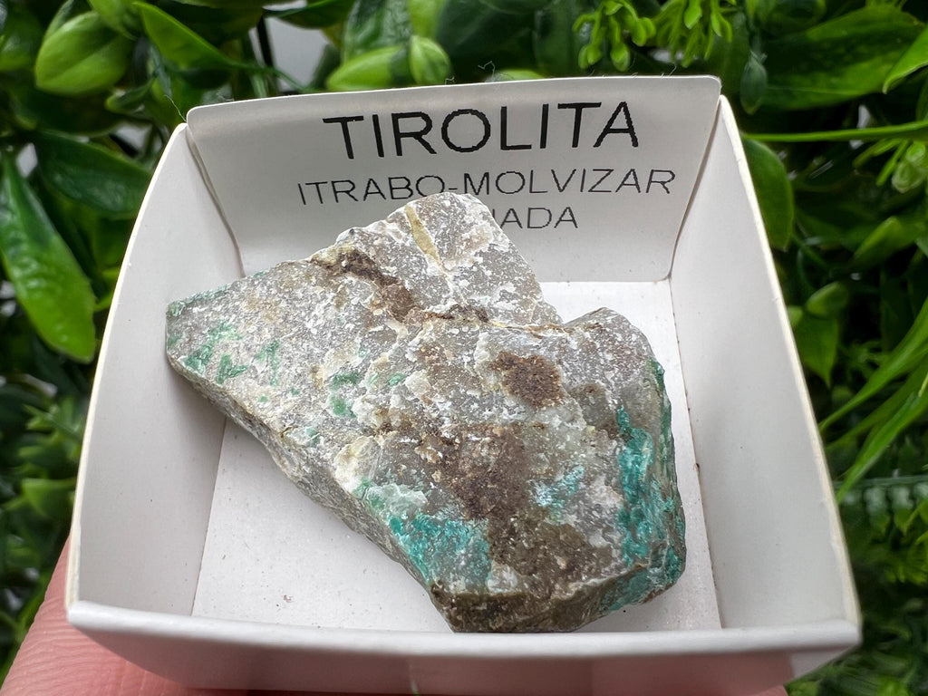 Rare Raw Tirolite Mineral Specimen: Granada, Spain Crystal Collection