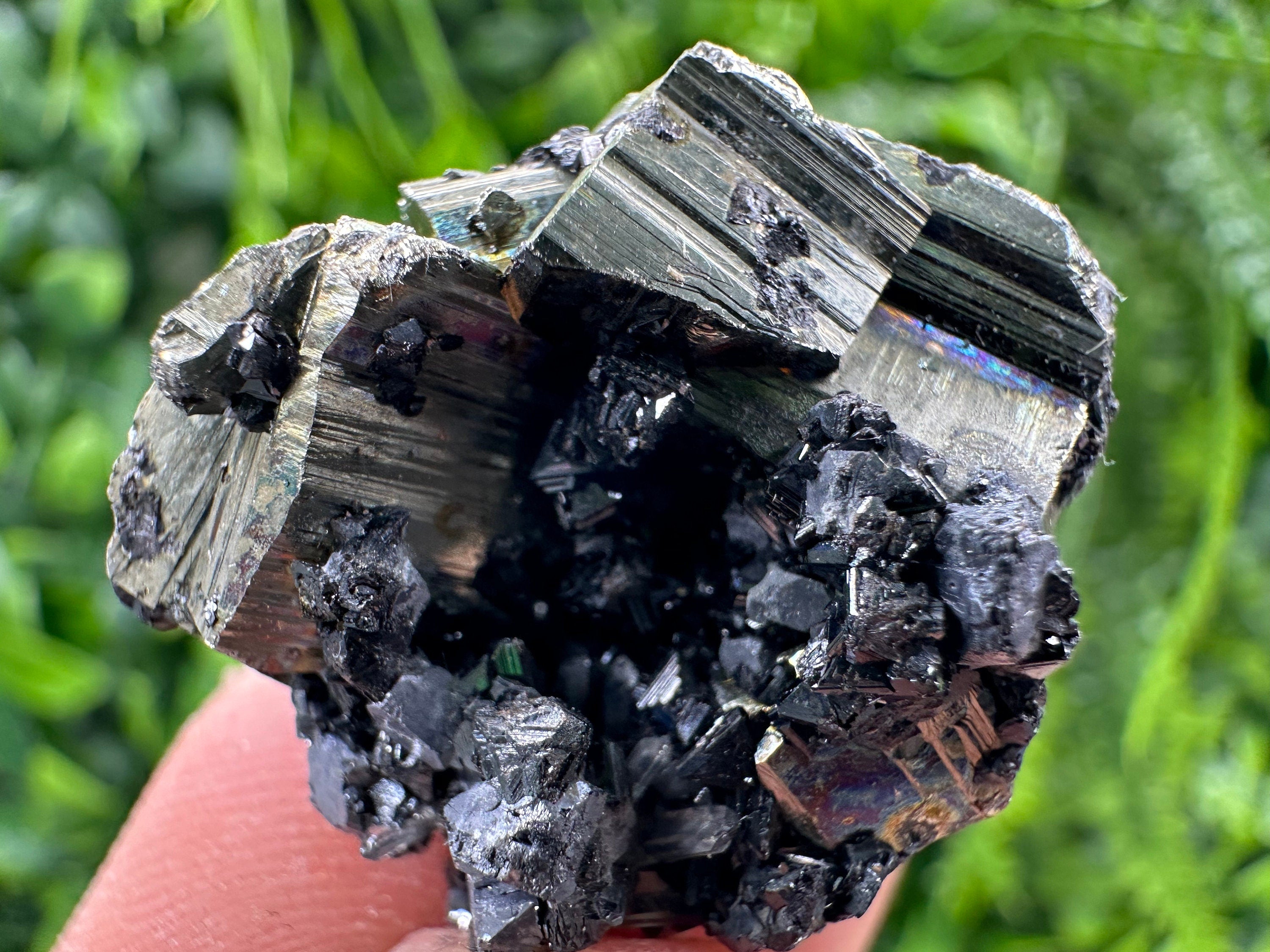 Shiny Pyrite Sphalerite Crystal: Borieva Mine, Bulgaria