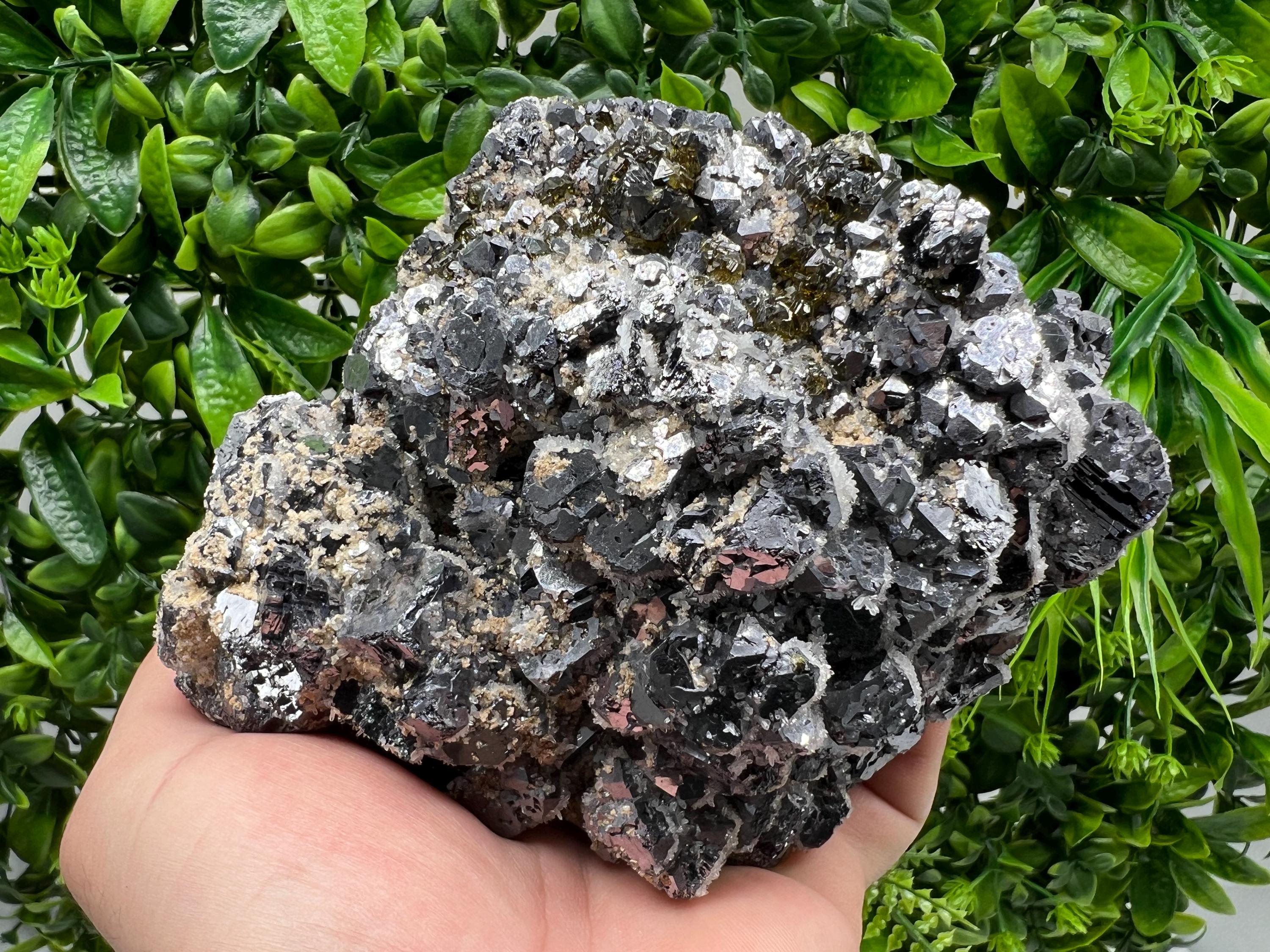 Rare Galena, Sphalerite, Pyrite Mineral Specimen: Krushev Dol Mine
