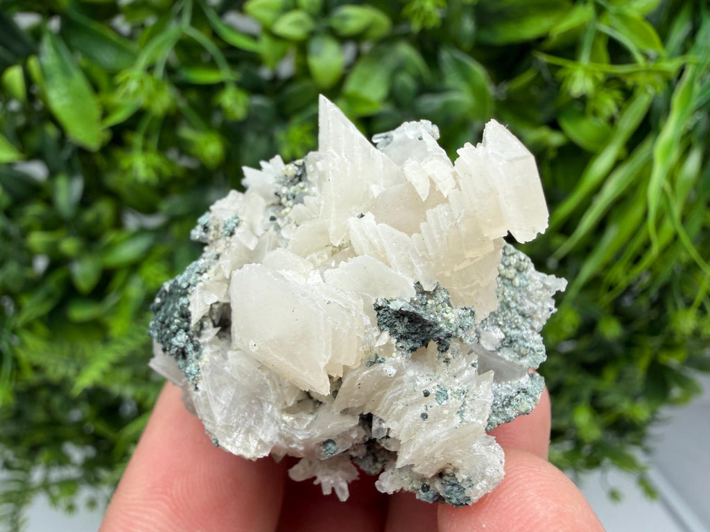 Wonderful Calcite,Quartz on Chlorite matrix,from Borieva mine,Madan,Bulgaria,natural collection mineral specimen,rare crystal,home decor