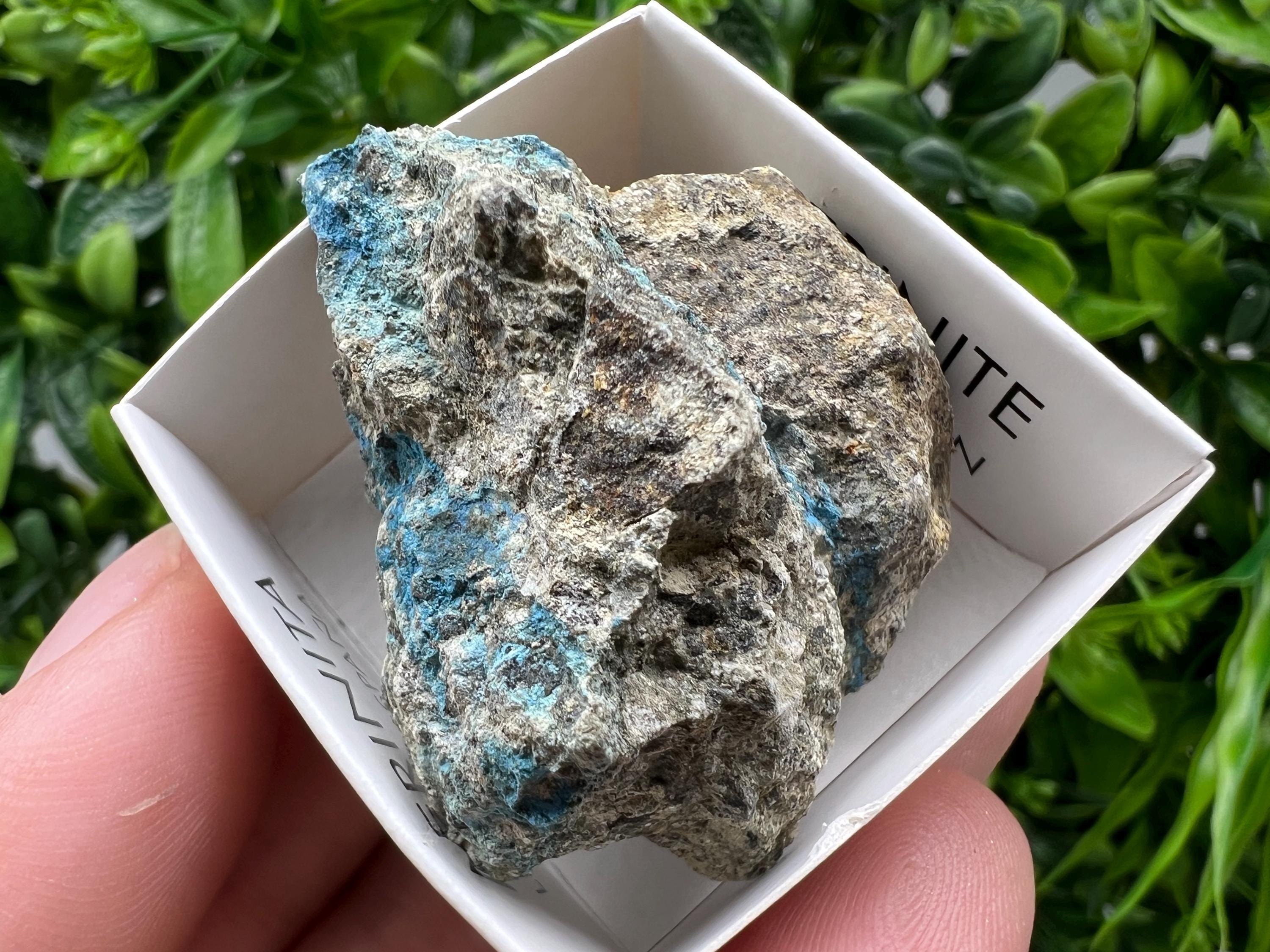 Rare Raw Aerinite Mineral Specimen: Collection Crystal from Lleida, Spain (4.5/4 CM)