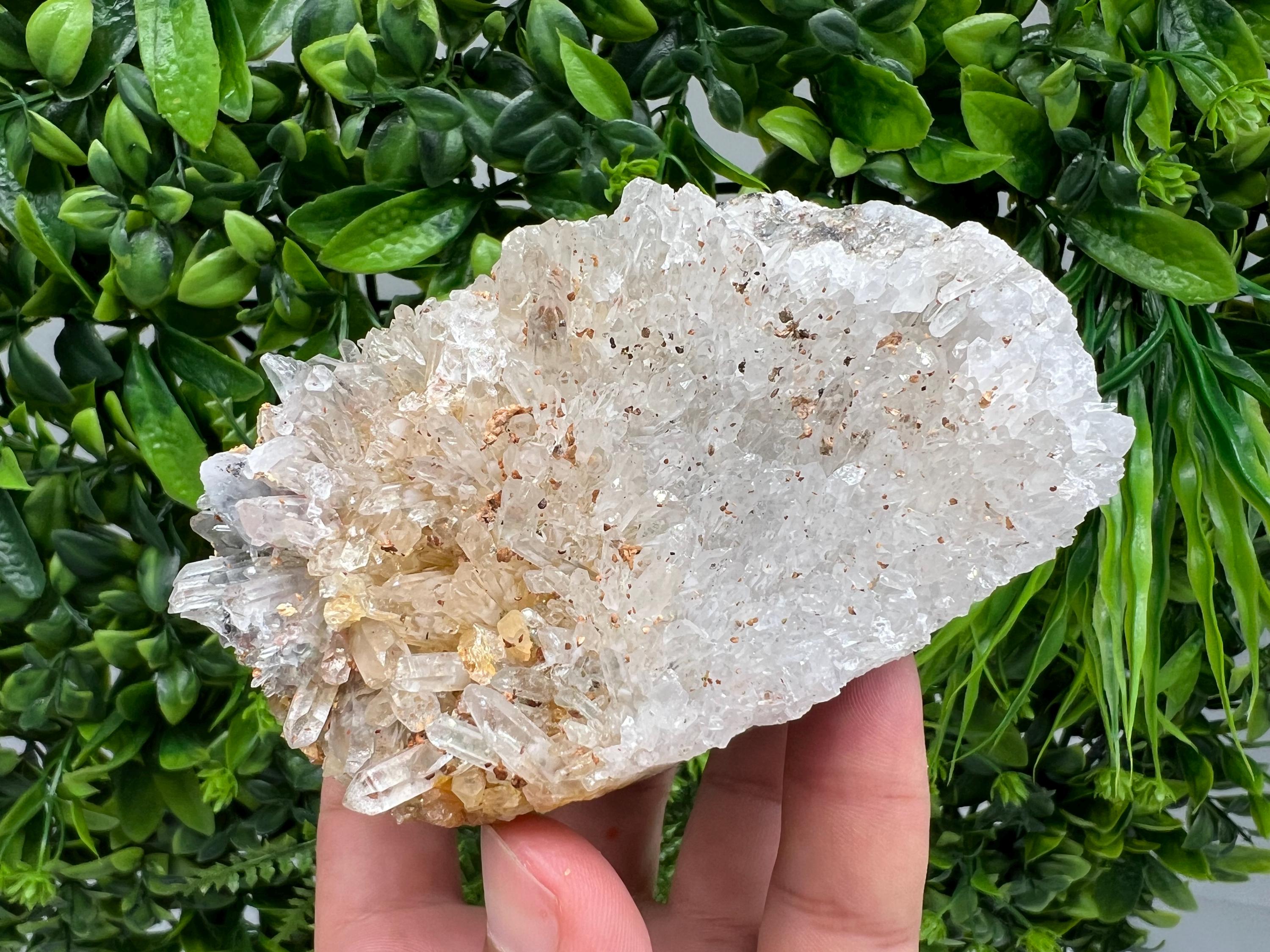 Limonite Quartz Cluster: 9th September Mine, Bulgaria