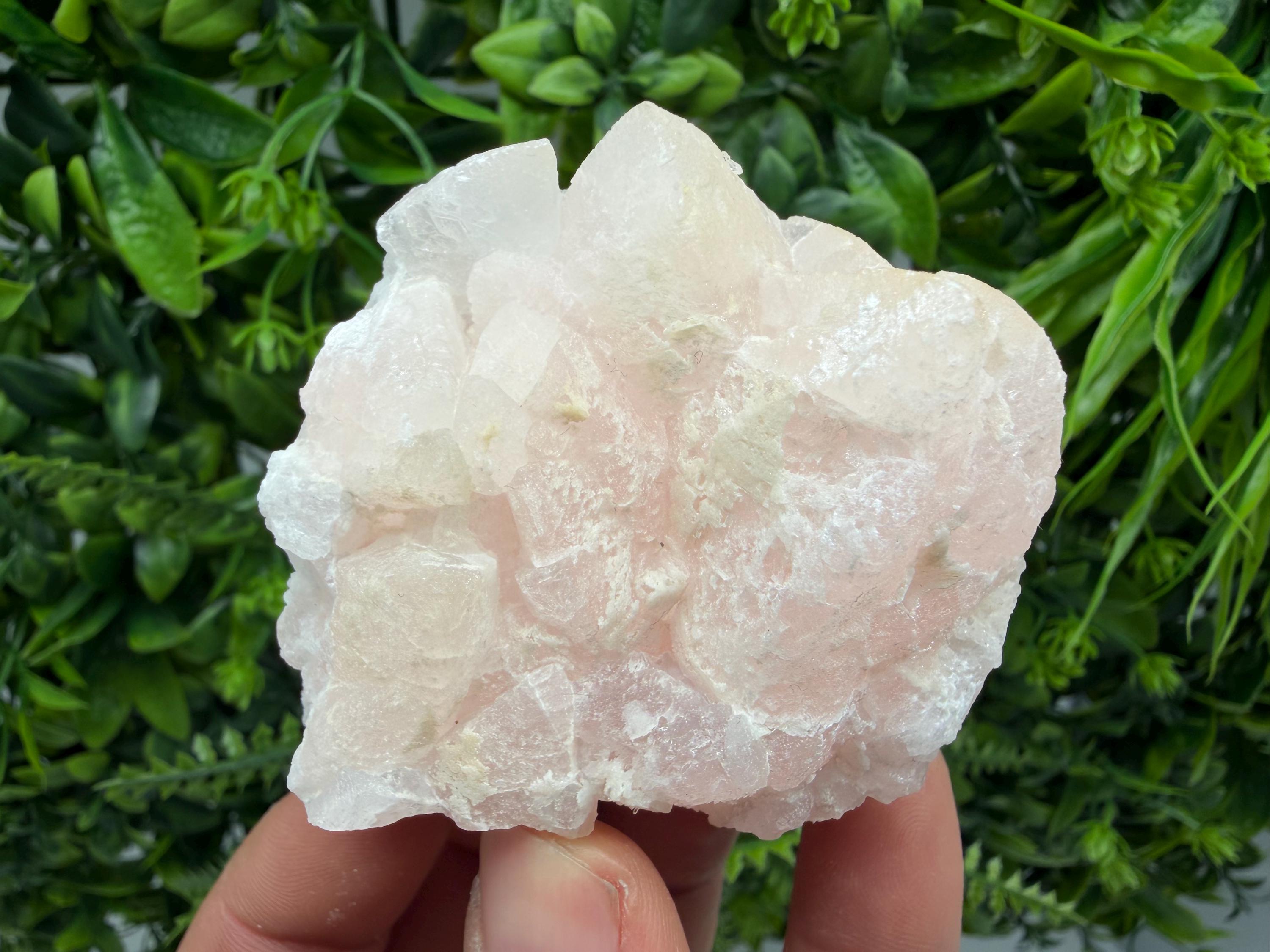 UV Reactive Mangano Calcite Crystal, Androvo Mine, Bulgaria