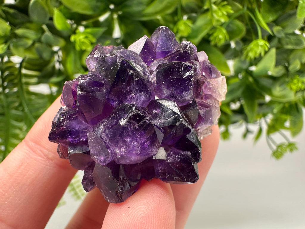 Uruguay Amethyst Crystal: Purple Quartz Home Decor, Energy Stone