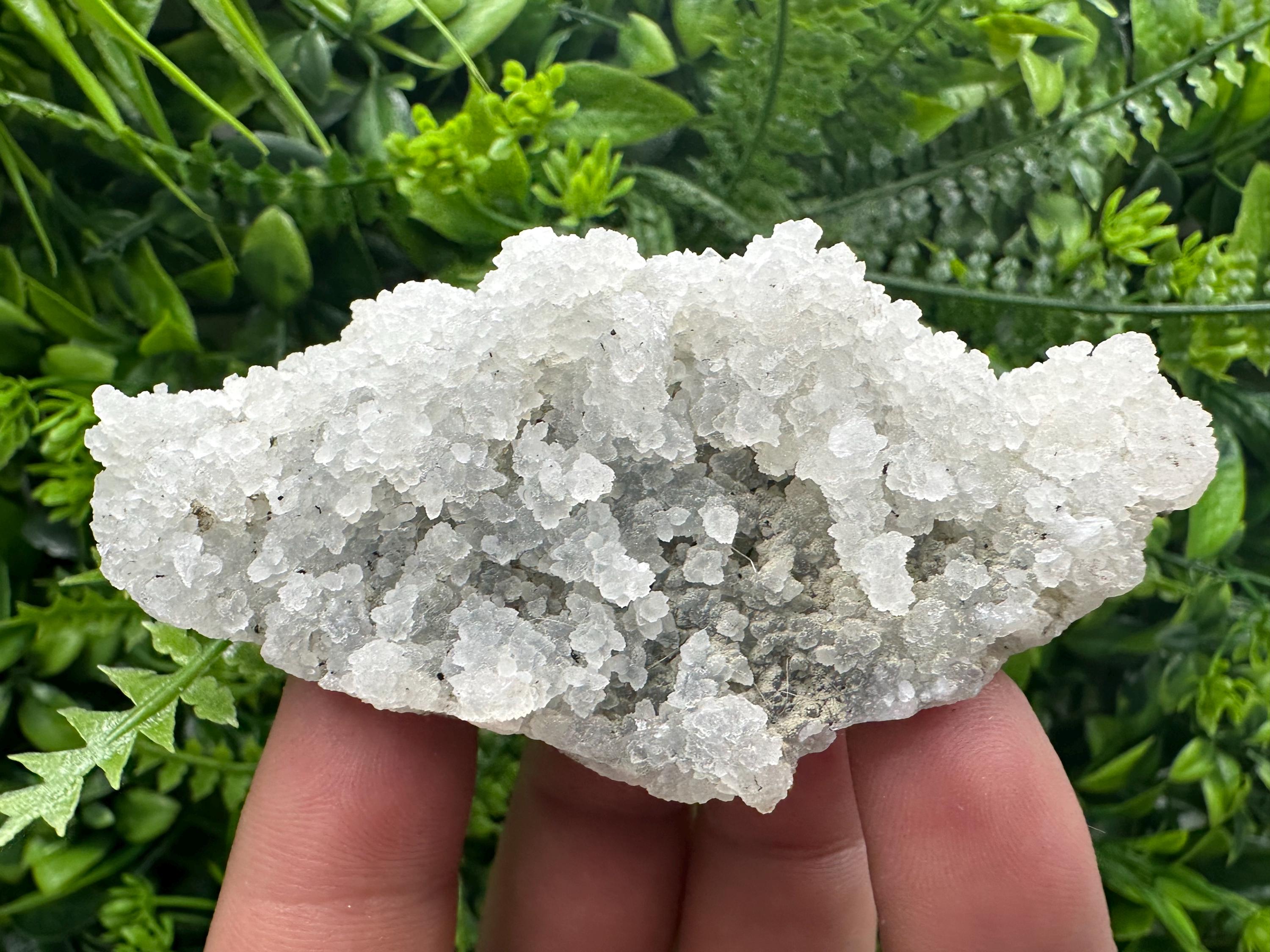 Natural Chalcedony Specimen: India Crystal Mineral, Home Decor