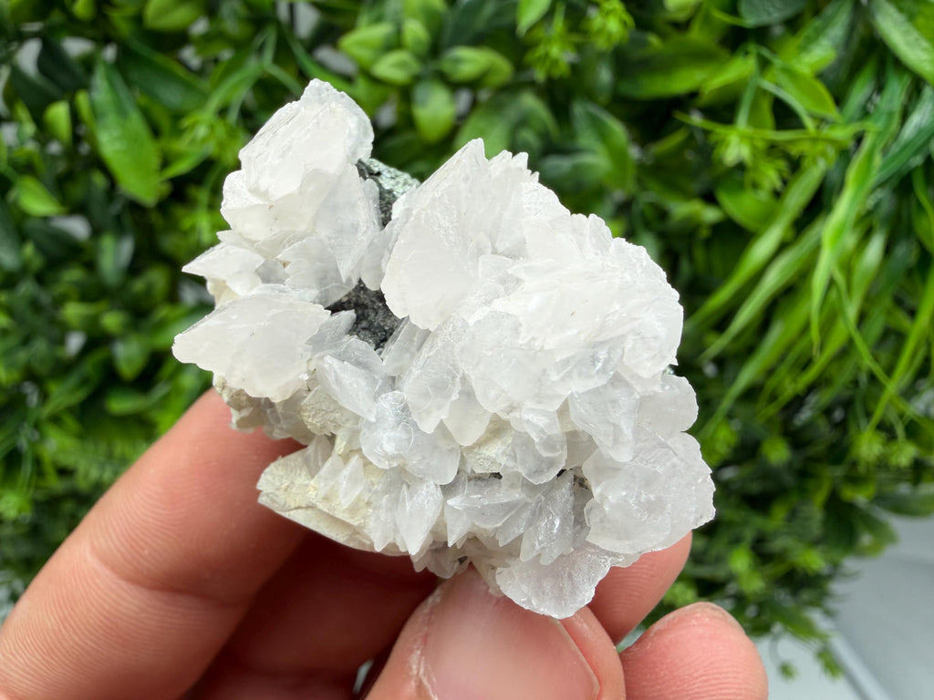 Wonderful Calcite,Quartz on Chlorite matrix,from Borieva mine,Madan,Bulgaria,natural collection mineral specimen,rare crystal,home decor