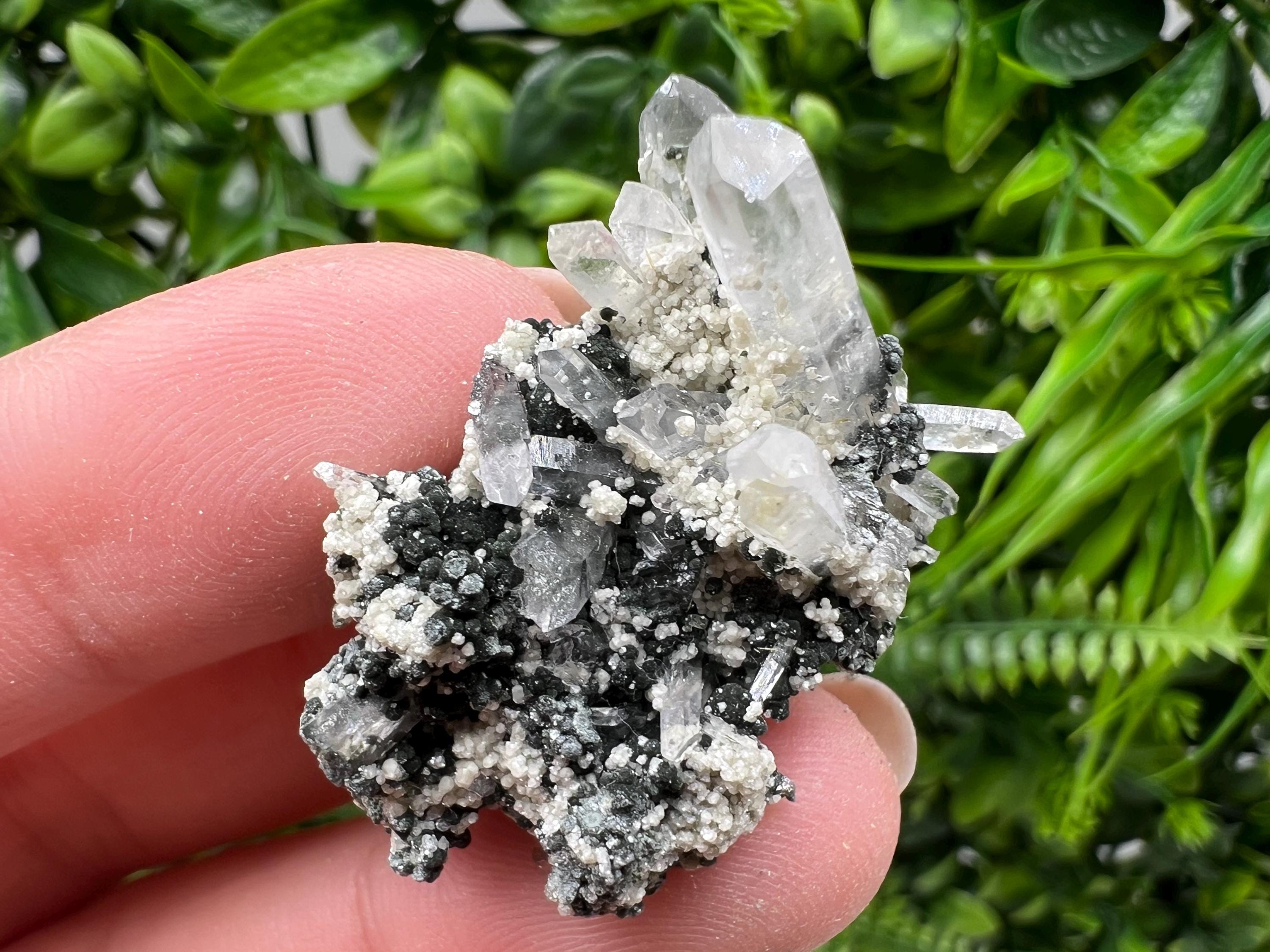 Stunning Quartz whit Chlorite,Epidote included from Borieva mine,Madan,Bulgaria,natural,collection mineral specimen,home decor stone,gift