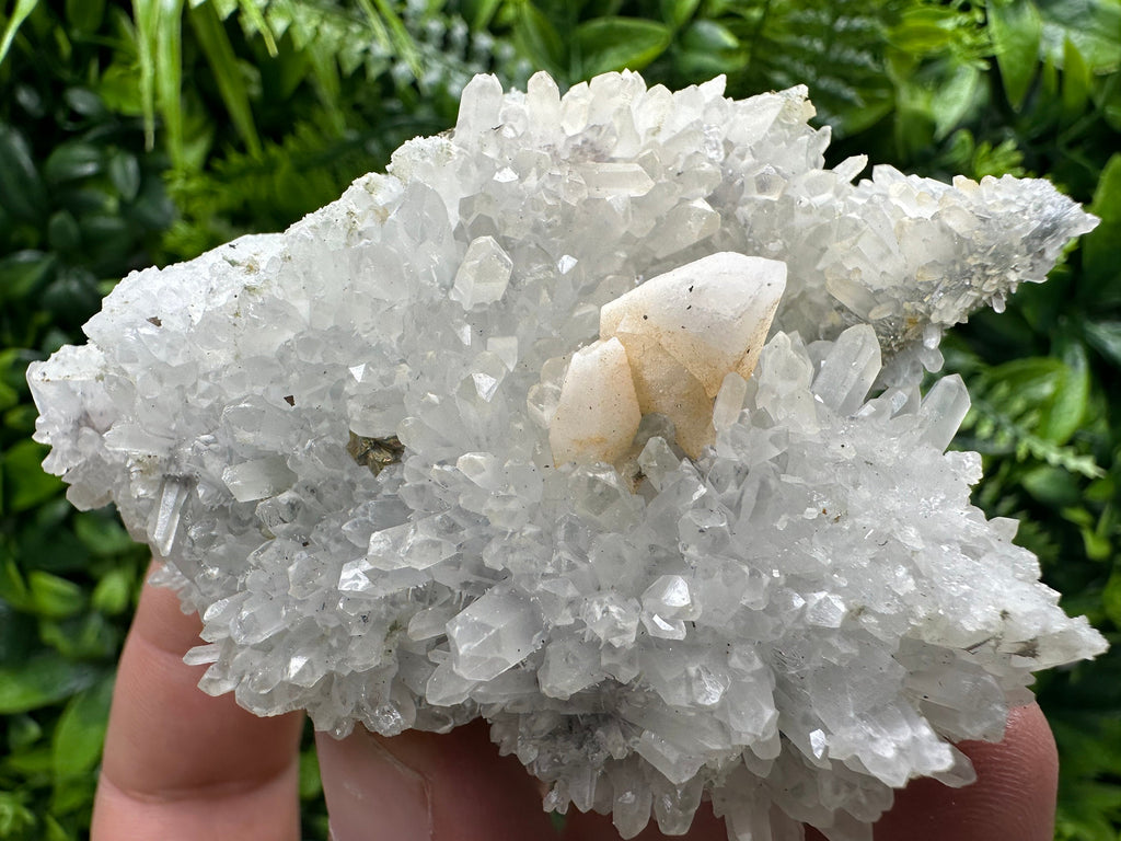Quartz with Pyrite and Calcite, Djurcovo Laki, Bulgaria