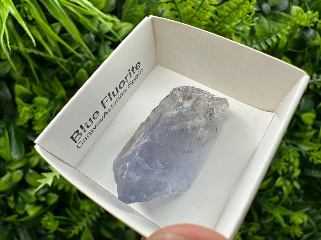Blue Fluorite Mineral Specimen from Spain, Crystal Collection (4/2 cm)