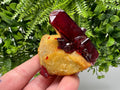 XXL Rare PRUSKITE Ruby Crystal on Matrix,LABORATORY minerals,pruskite crustal on matrix