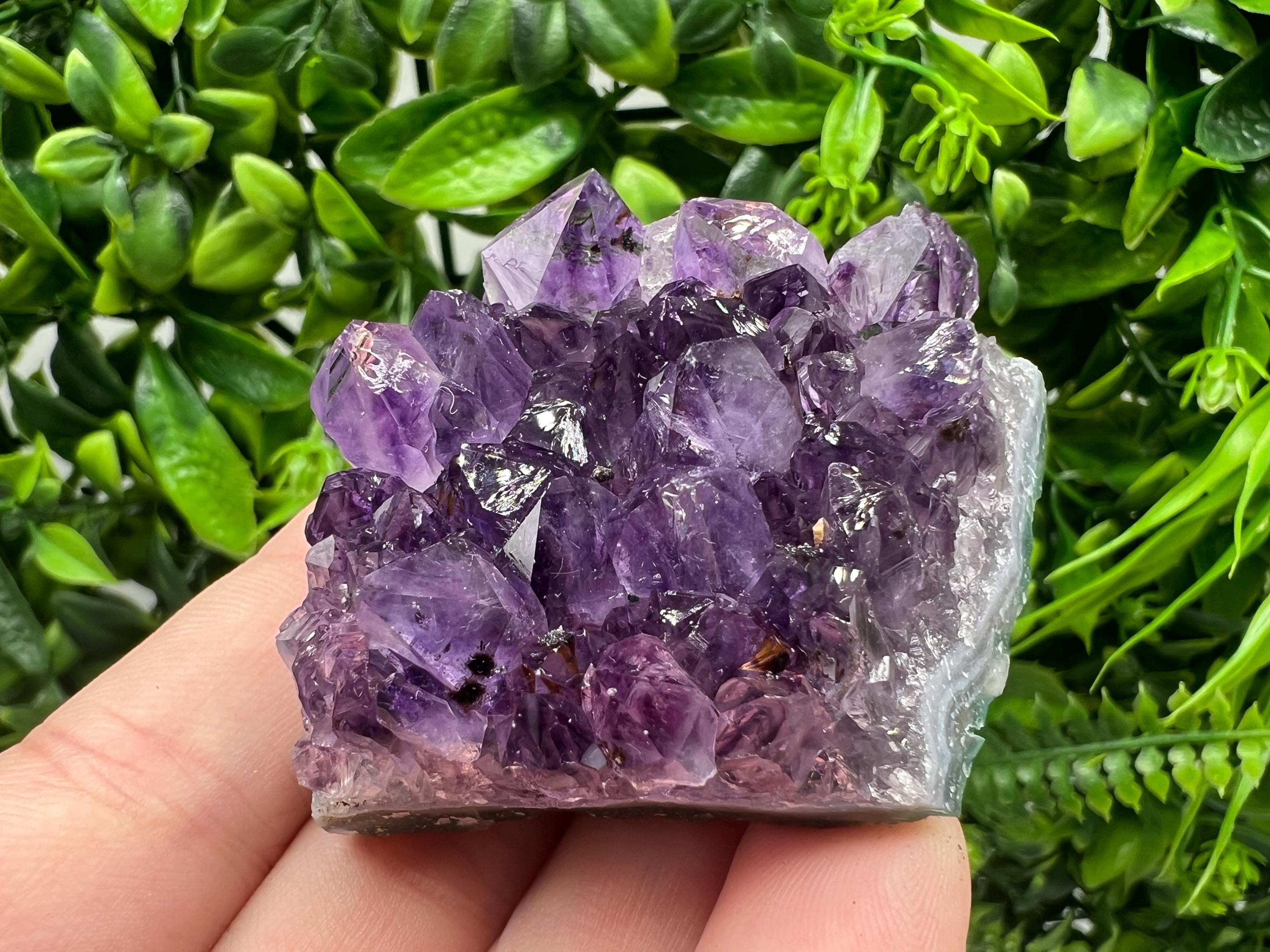 Purple Amethyst Crystal from Uruguay: Home Decor, Energy Stone