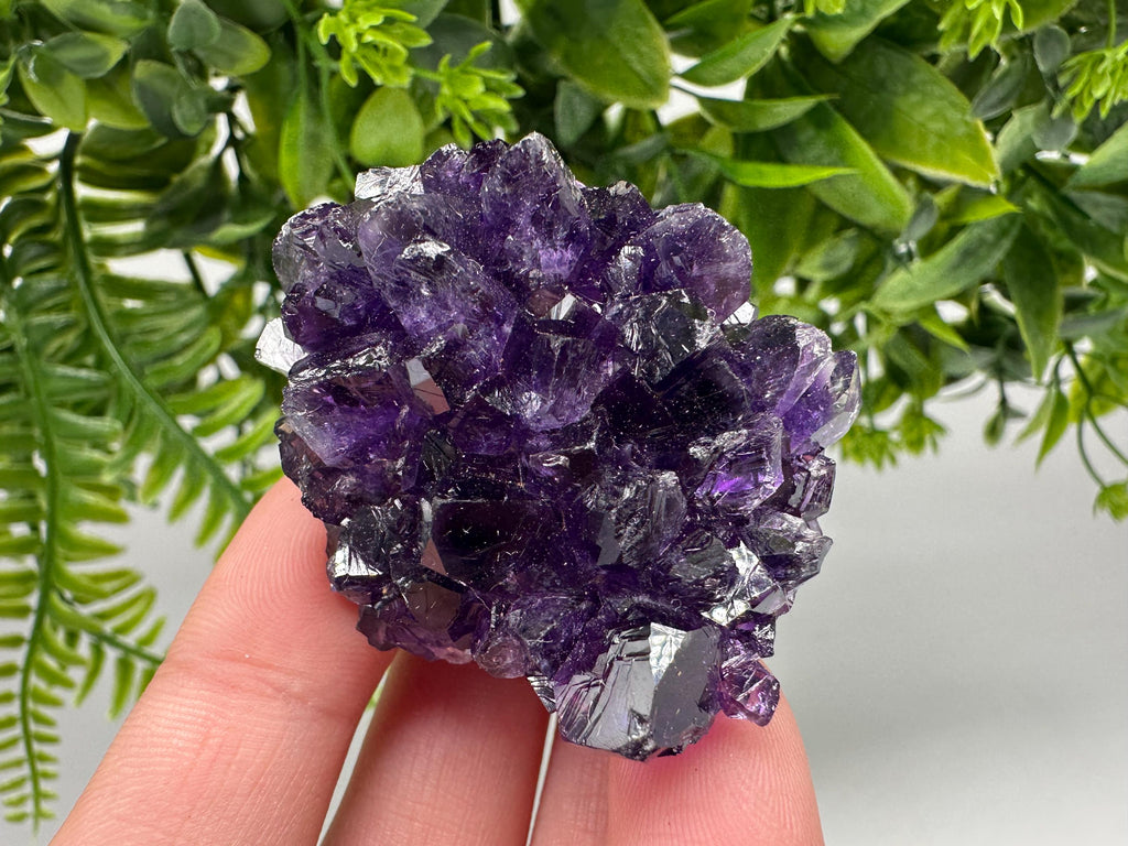 Uruguay Amethyst Crystal: Purple Quartz Home Decor, Energy Stone
