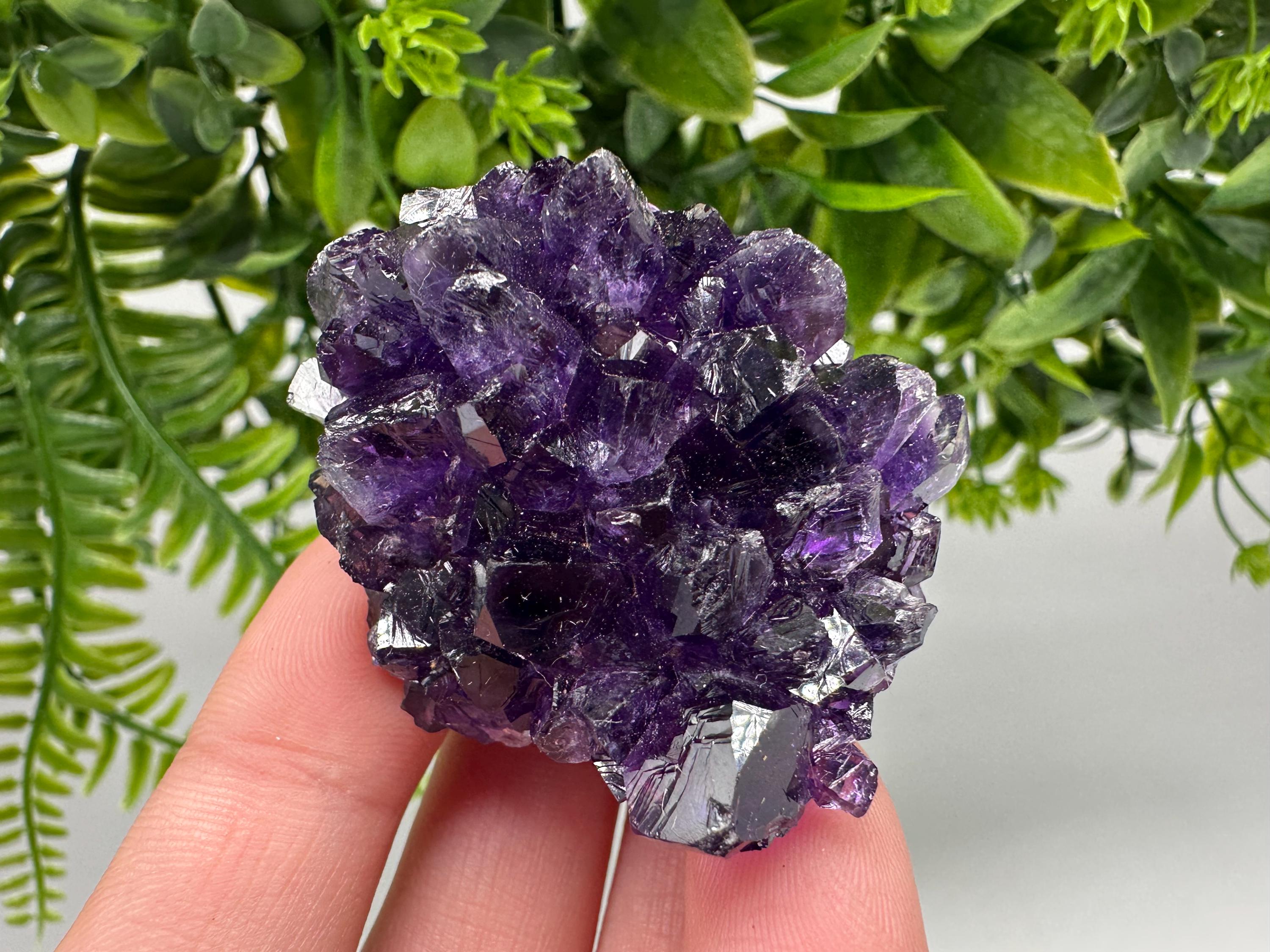 Uruguay Amethyst Crystal: Purple Quartz Home Decor, Energy Stone