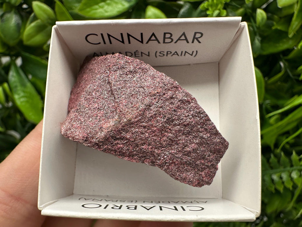 Red Cinnabar Crystal Specimen: Almaden Mines, Spain - Chakra Stone (4.5/2.5 cm)