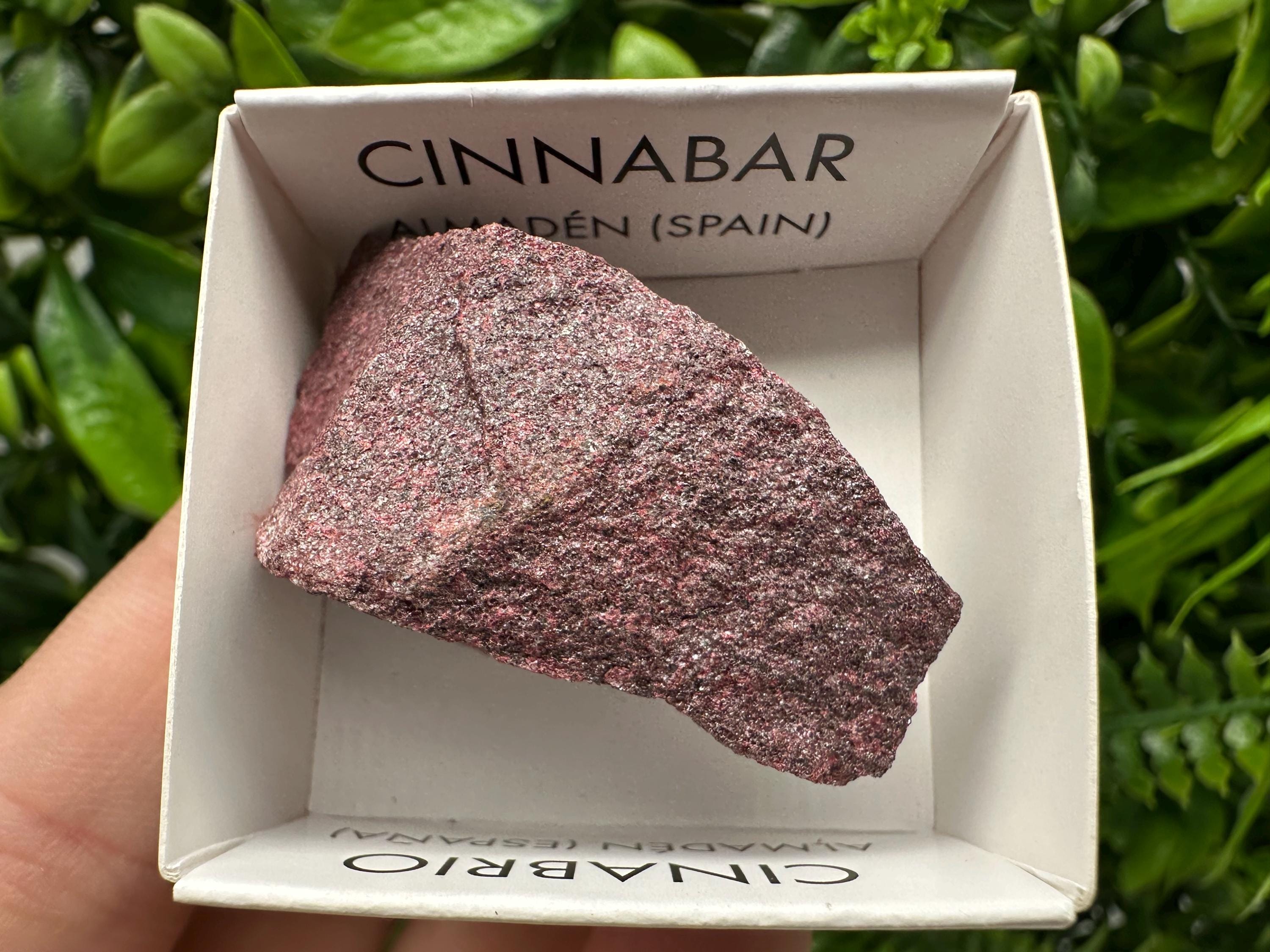 Red Cinnabar Crystal Specimen: Almaden Mines, Spain - Chakra Stone (4.5/2.5 cm)