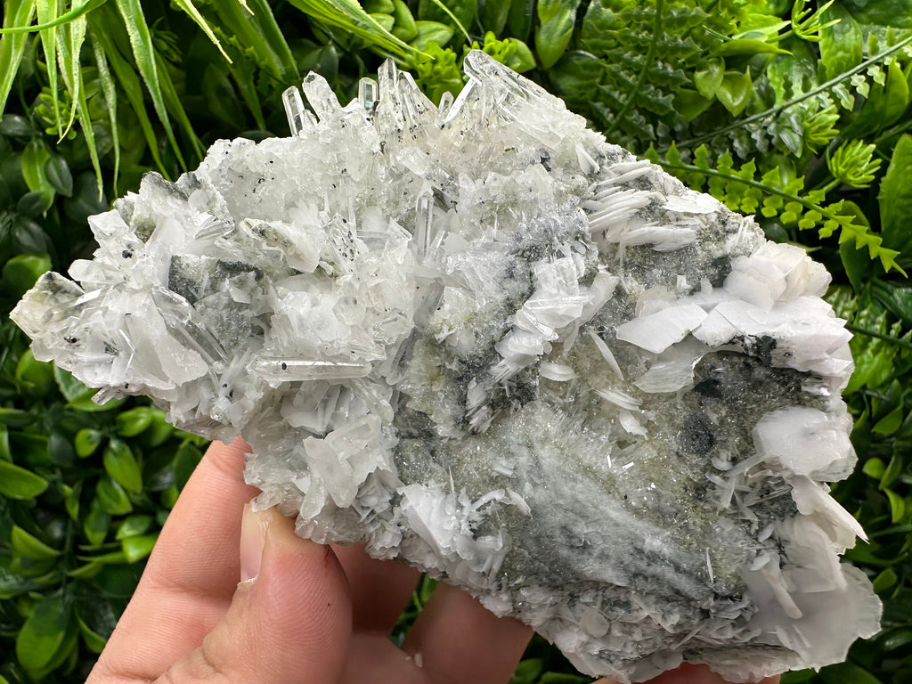Galena with Pyrite, Quartz, and Calcite Crystal Cluster - Borieva Bulgaria