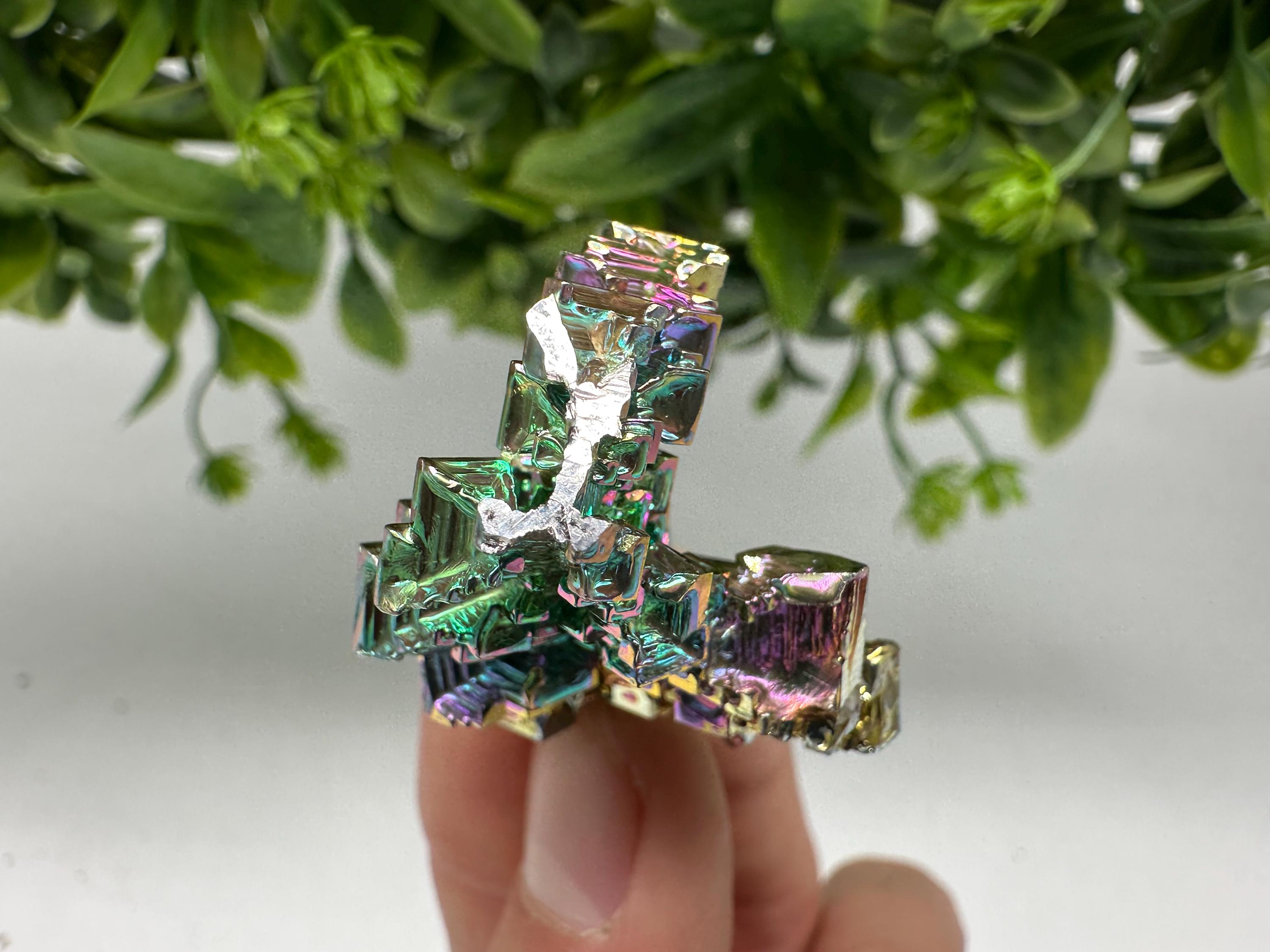 Rainbow Bismuth Crystal: Rare Gemstone Specimen,wholesale Bismuth