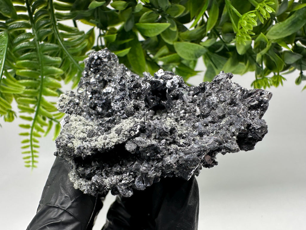 Galena Sphalerite on Quartz, Borieva Mine Crystal Specimen