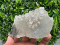 Transparent Apophyllite on Chalcedony, Natural Crystal Specimen, India Minerals