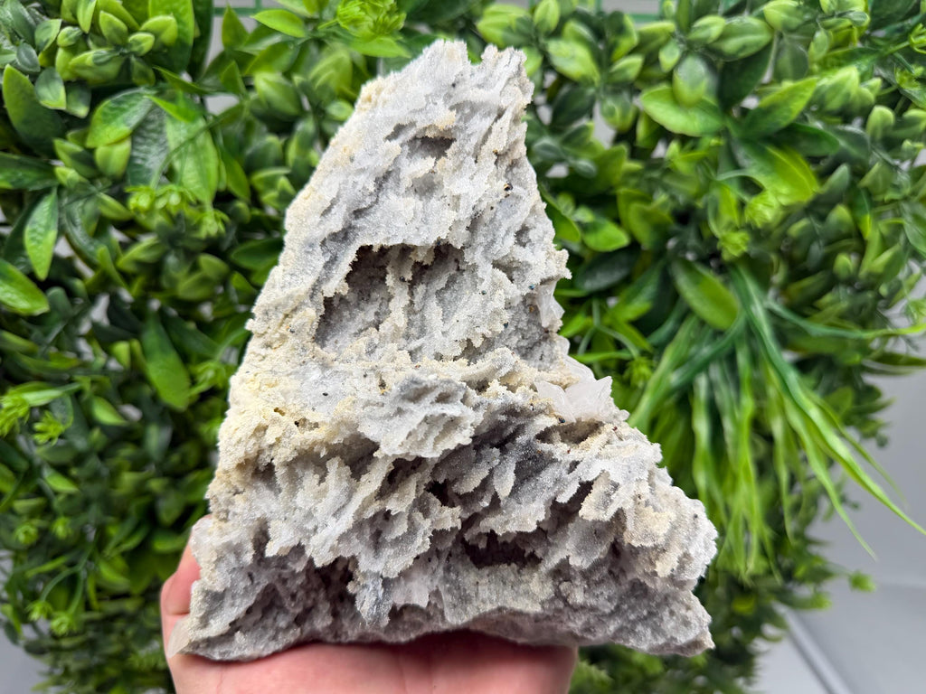 Chalcedony Quartz Cluster with Chlorite - Bulgaria Mineral Specimen
