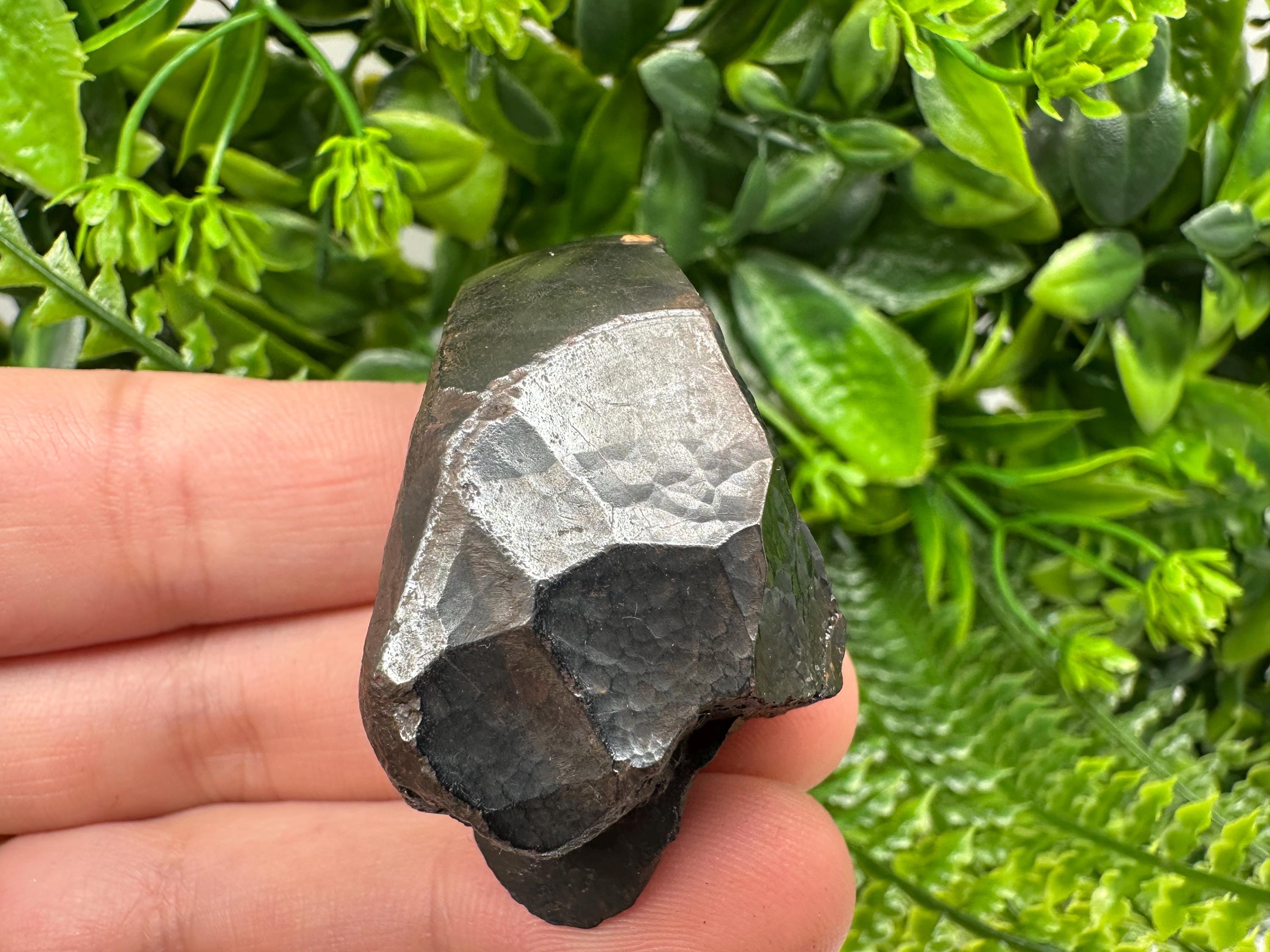 Moroccan Black Botryoidal Hematite Specimen: Chakra Reiki Crystal