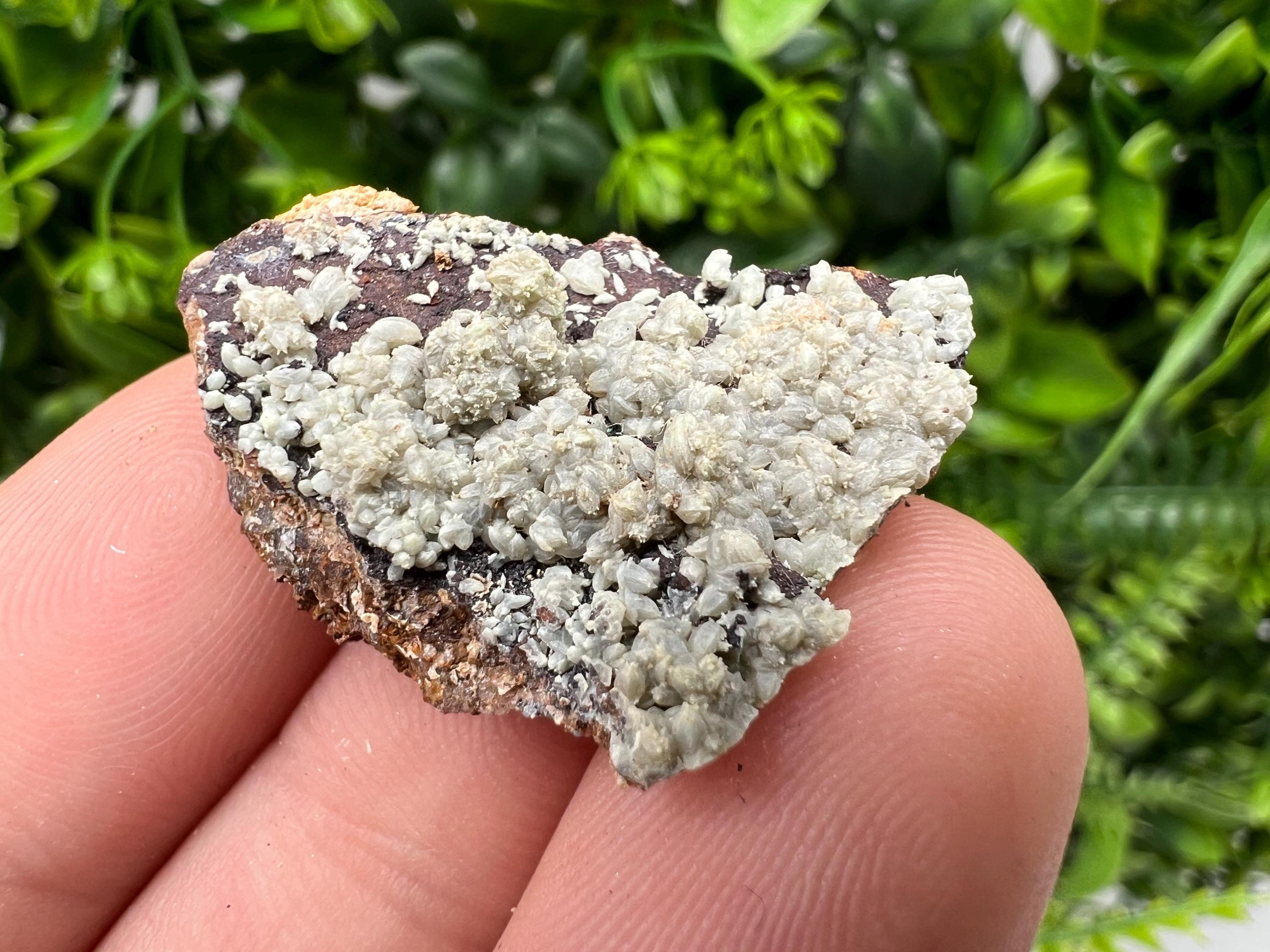 Rare Green/Yellow Pyromorphite and Hematite,on Quartz,from Bulgaria,Madjarovo mine, Natural Mineral ,Healing stone ,top collection,rock