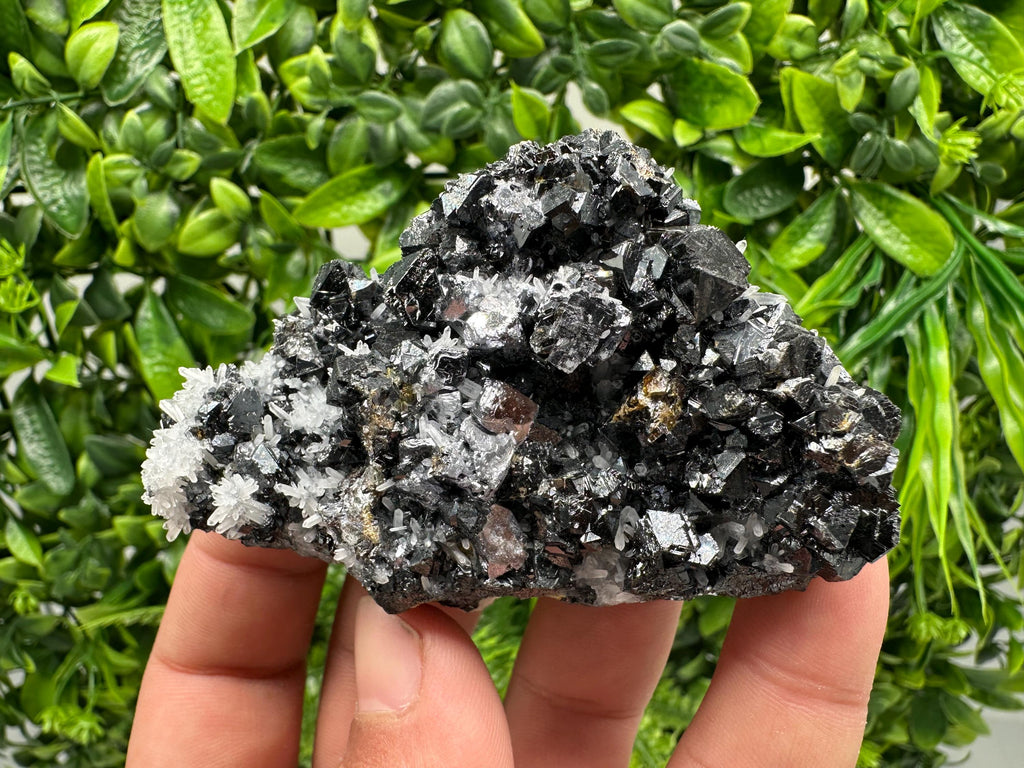 Wonderful Sphalerite on Quartz,From Borieva mine,Bulgaria,natural mineral,collection crystal,home decor stone,rare cluster,gift,souvenir