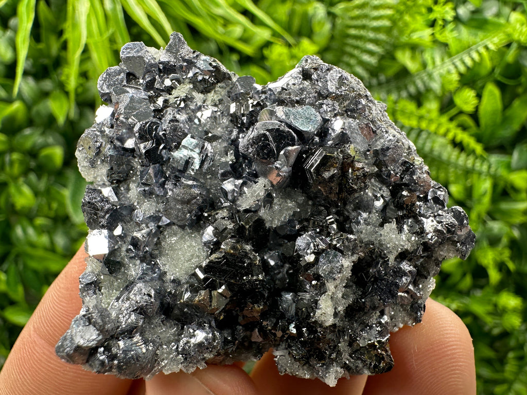 Galena Sphalerite on Quartz, Borieva Mine Crystal Specimen