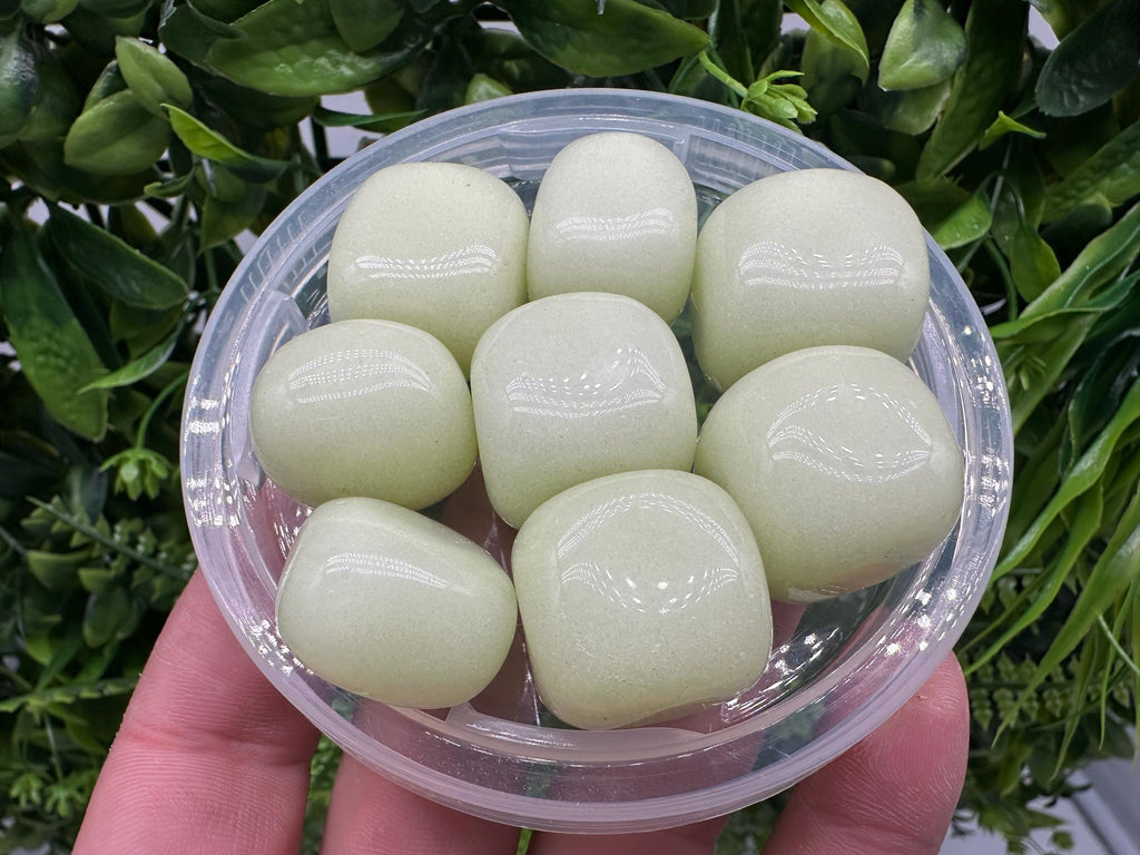 Luminous Tumble Stone: Glow in the Dark Healing Crystal
